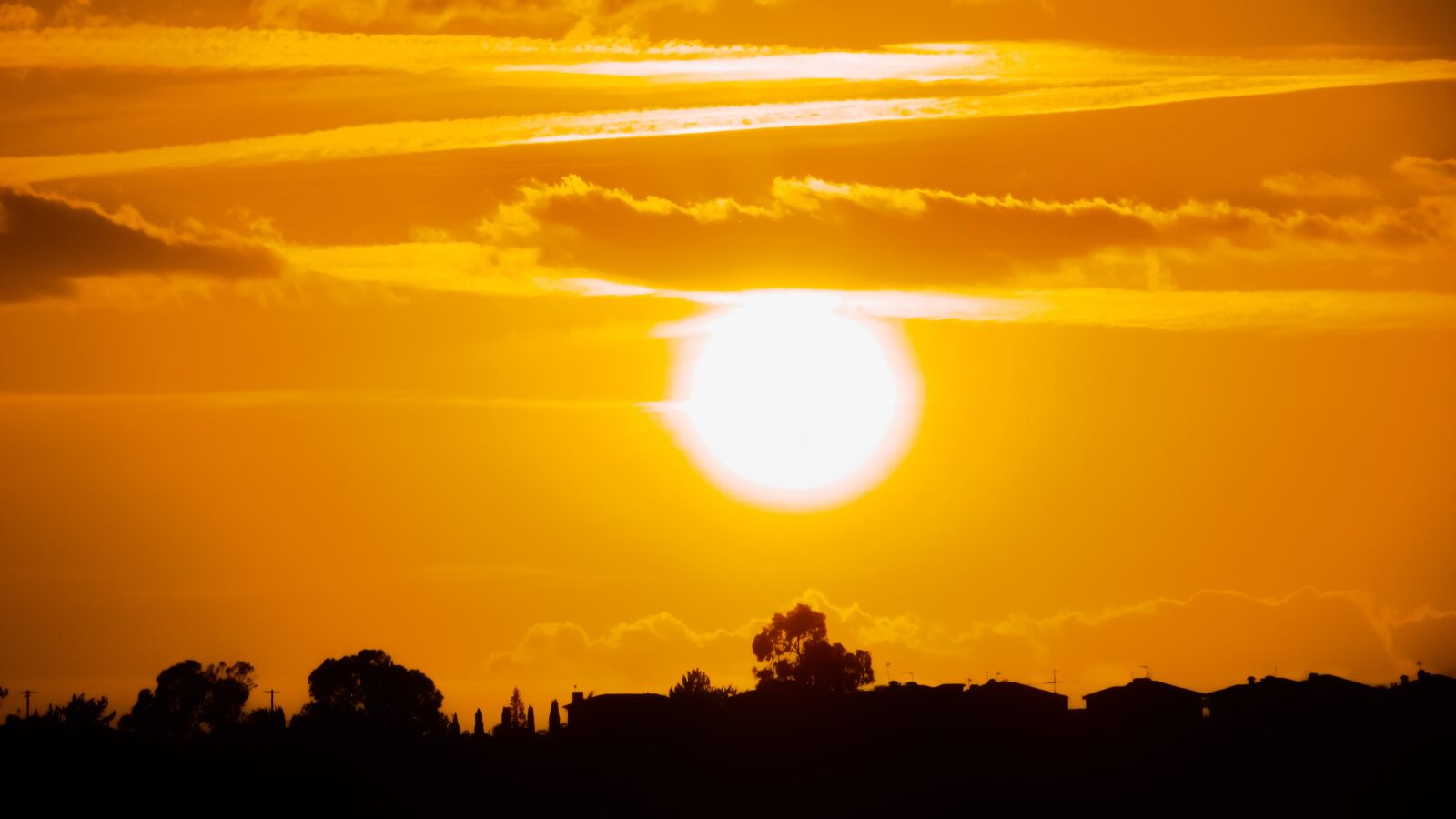 Canon PowerShot SX400 IS sample photo. Sun, sunset, sky photography