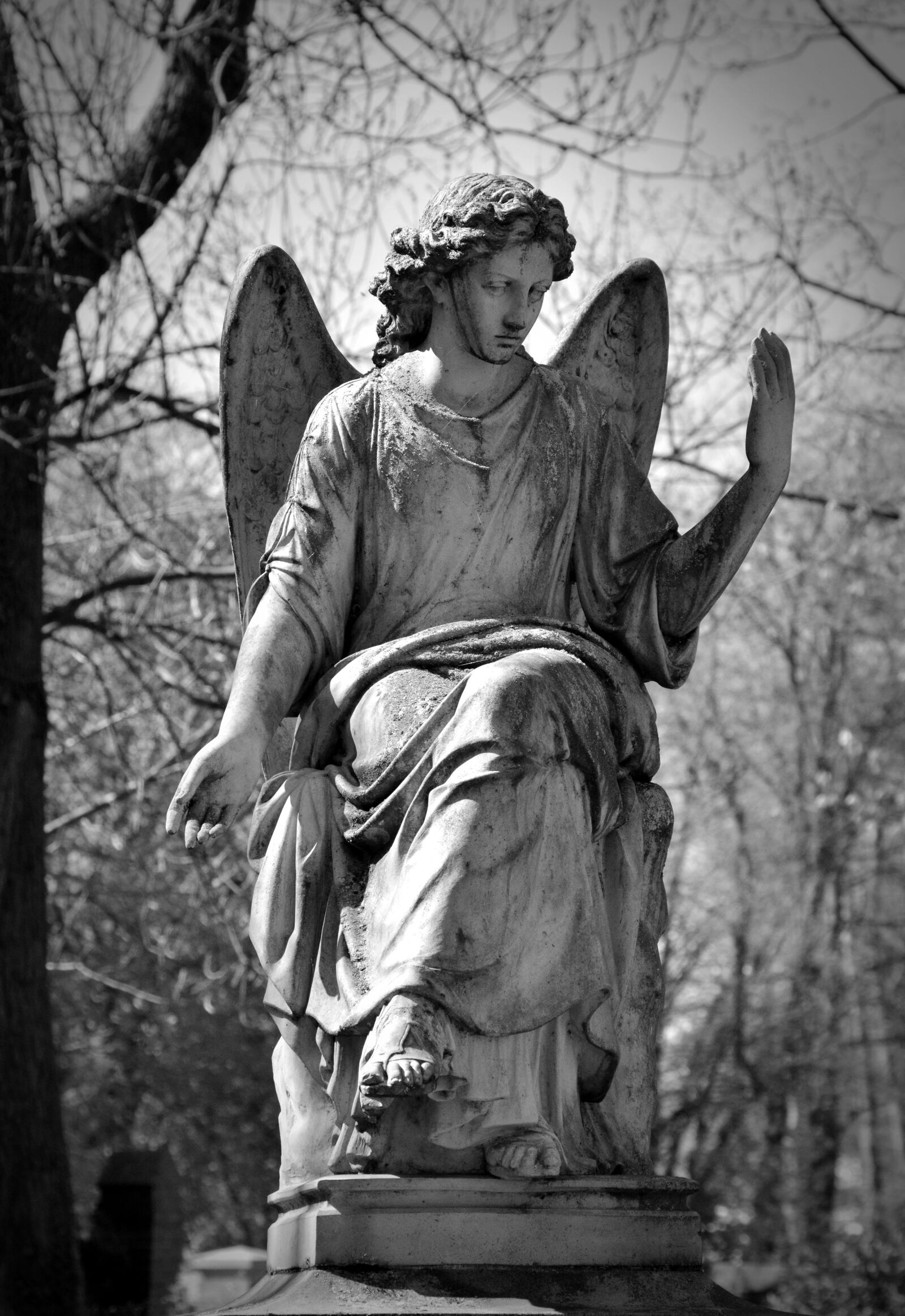 Nikon D5200 sample photo. Statue, cemetery, sculpture photography