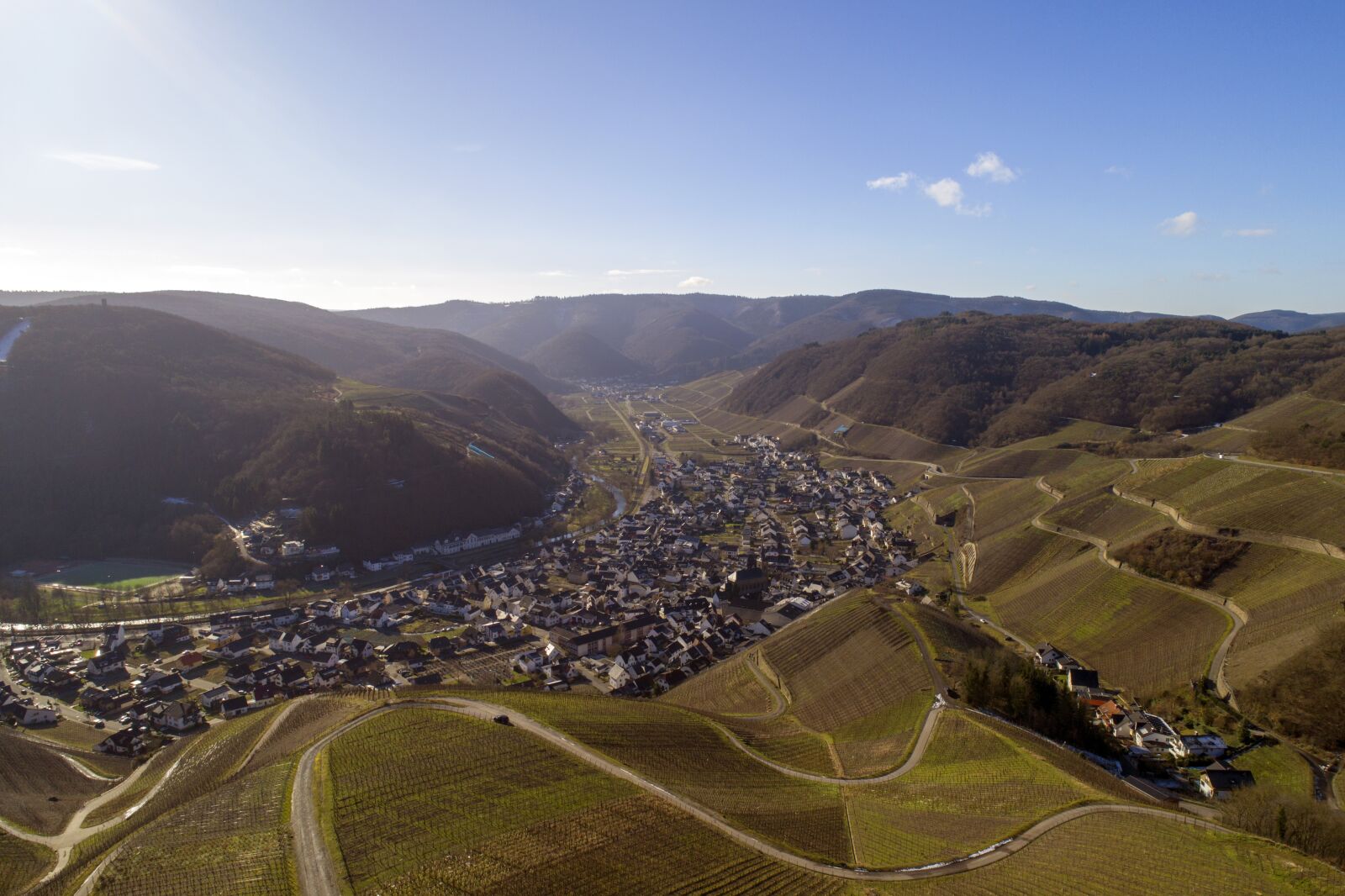 DJI FC6310 sample photo. Vineyard, dernau, wine photography