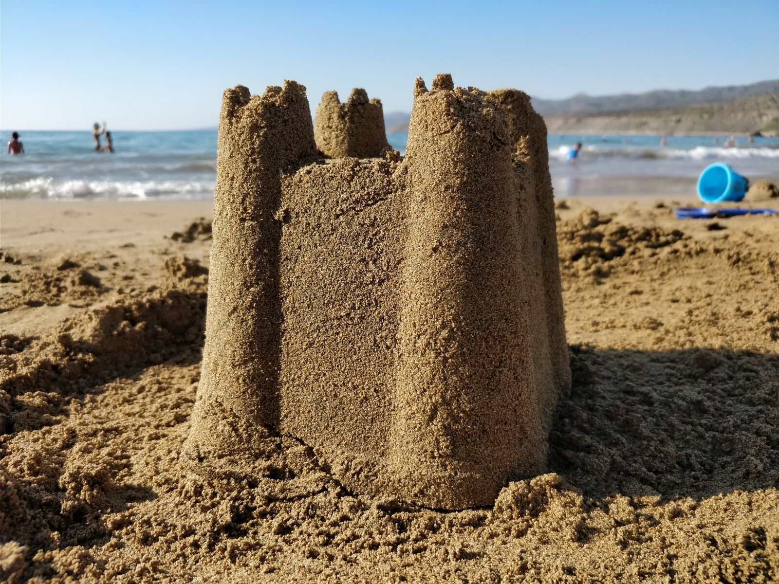 OnePlus 5 sample photo. Sand castle, sand structure photography