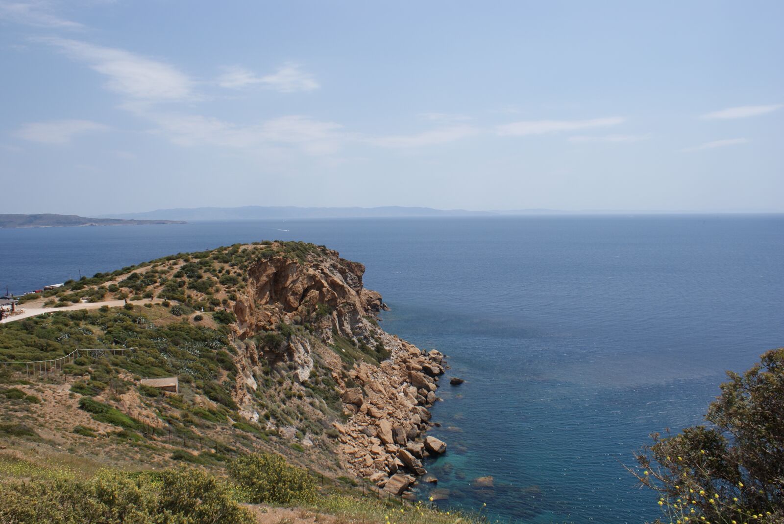 Sony Alpha DSLR-A200 sample photo. Cape sounion, greece, cyclades photography
