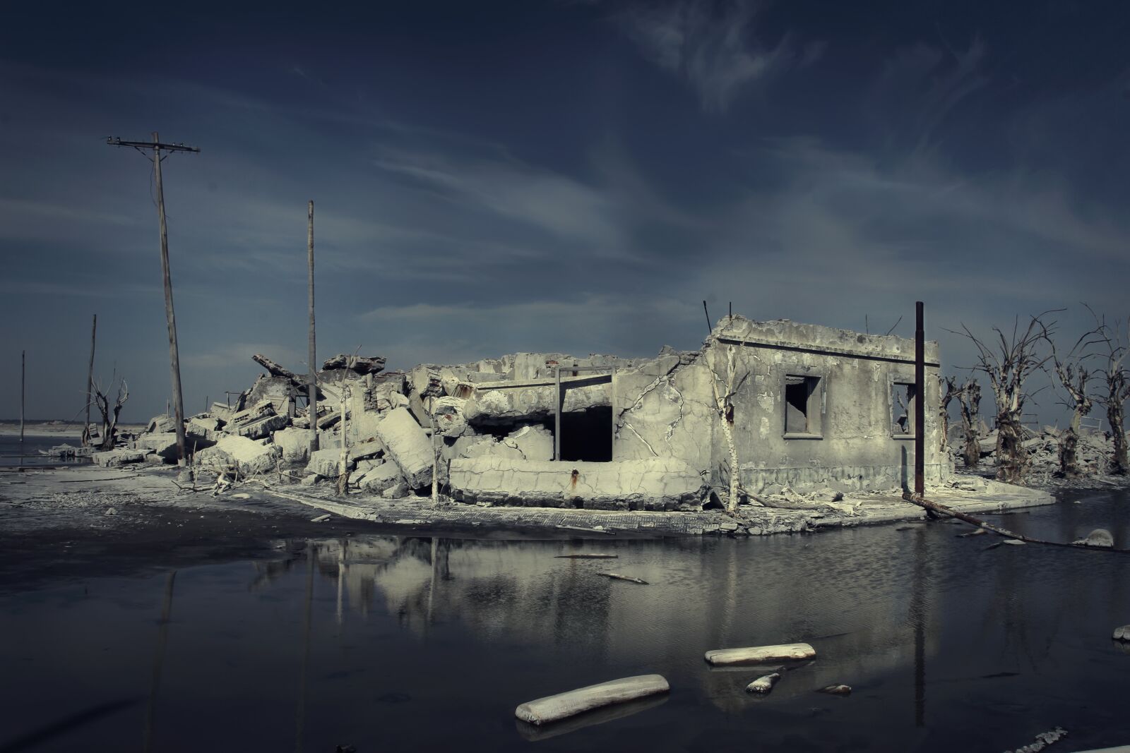 Canon EOS 7D sample photo. Epecuén, ruins, flood photography