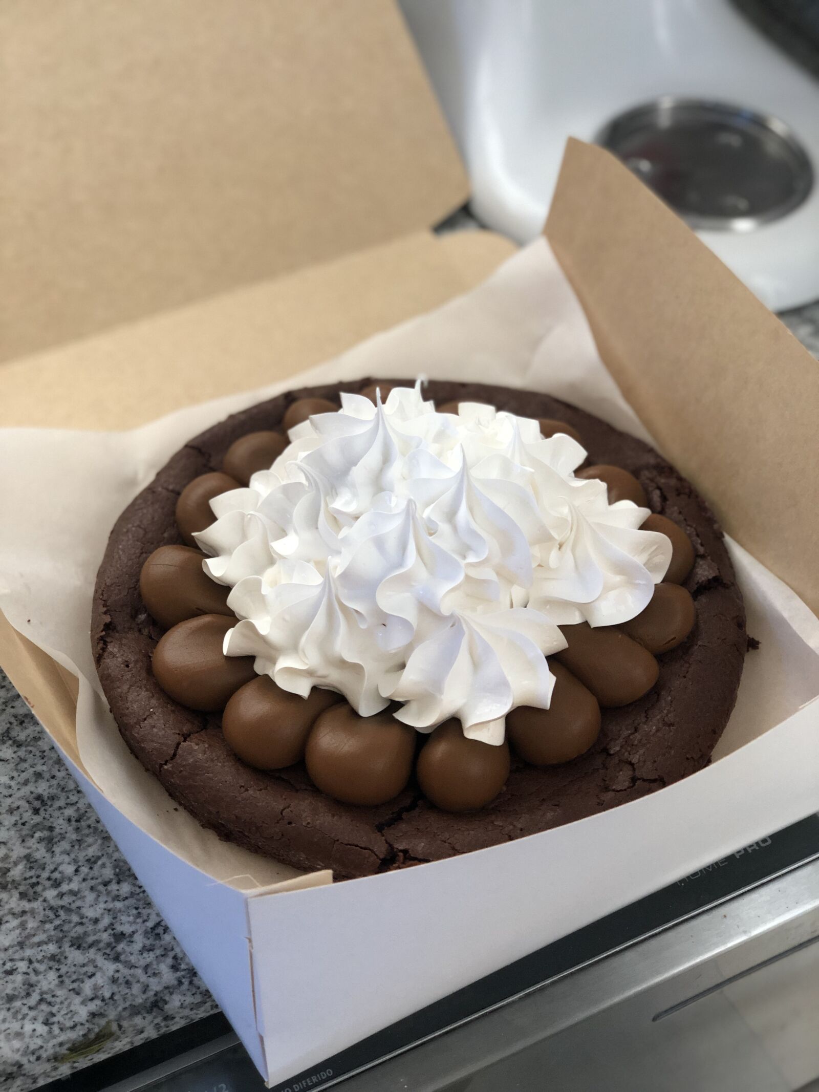 iPhone X back dual camera 6mm f/2.4 sample photo. Bake, brownie, cake photography