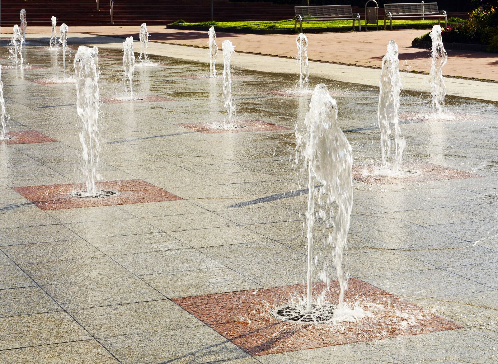 Panasonic Lumix DMC-GH3 sample photo. Freudenstadt, water feature, fountain photography