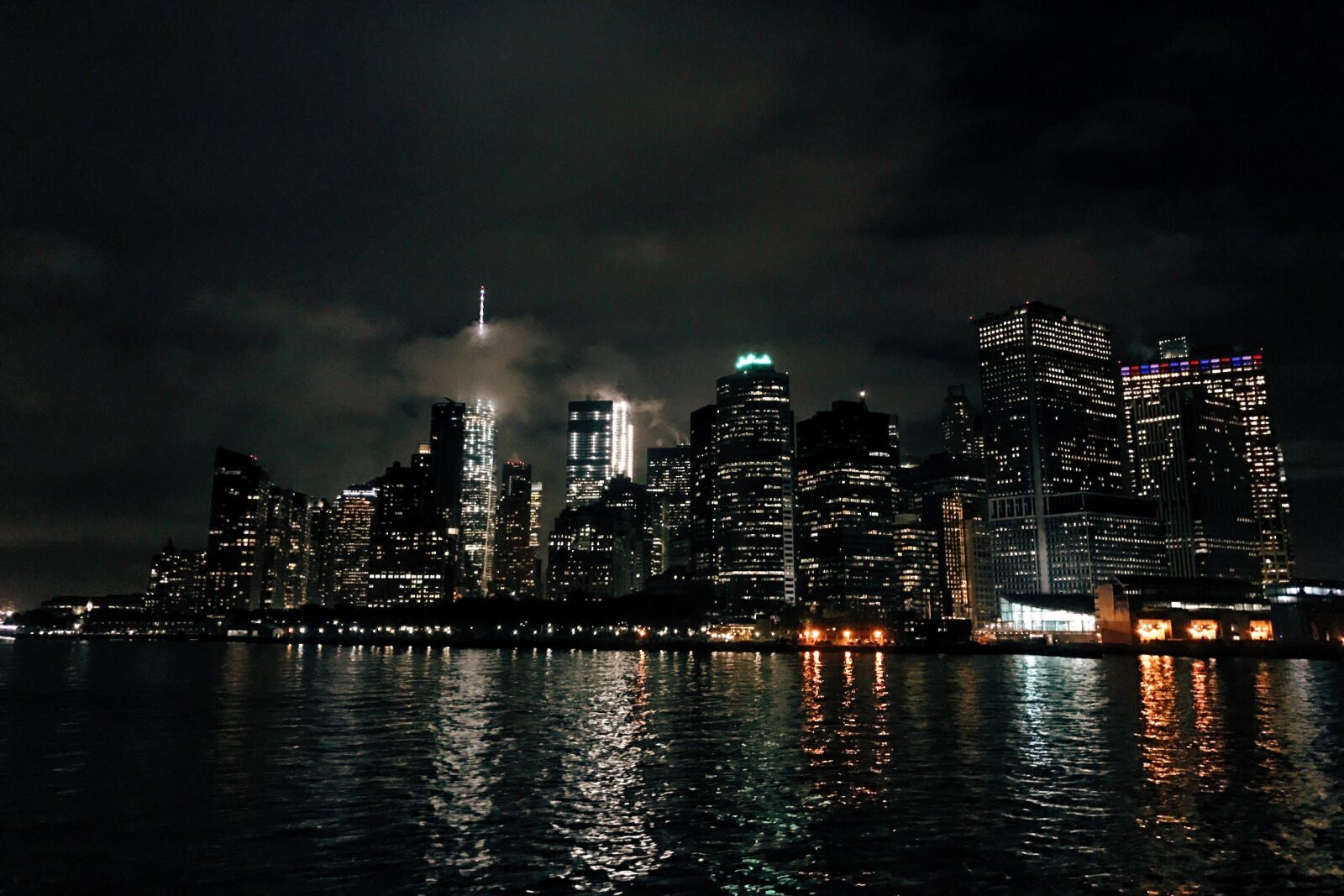 iPhone 7 Plus back iSight Duo camera 3.99mm f/1.8 sample photo. Night, new york city photography