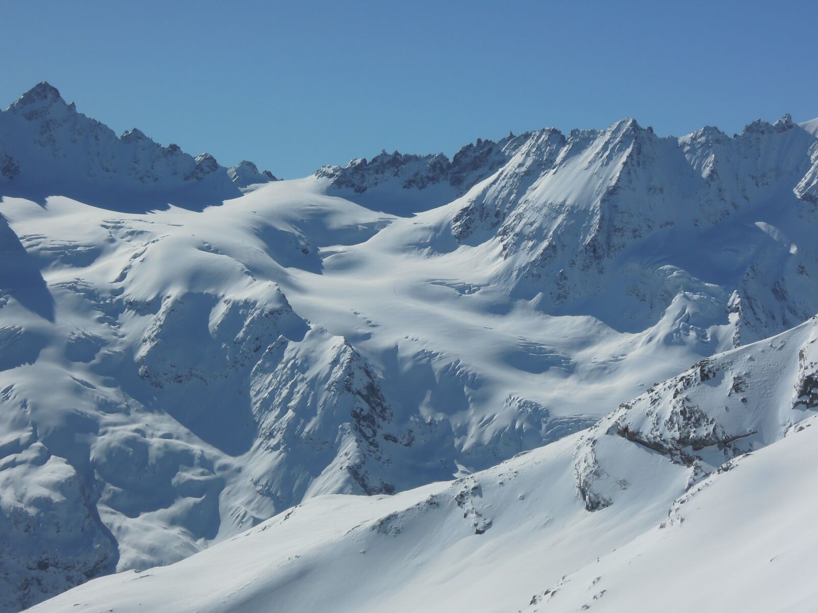Nikon Coolpix P300 sample photo. Gran paradiso, mountains, ski photography