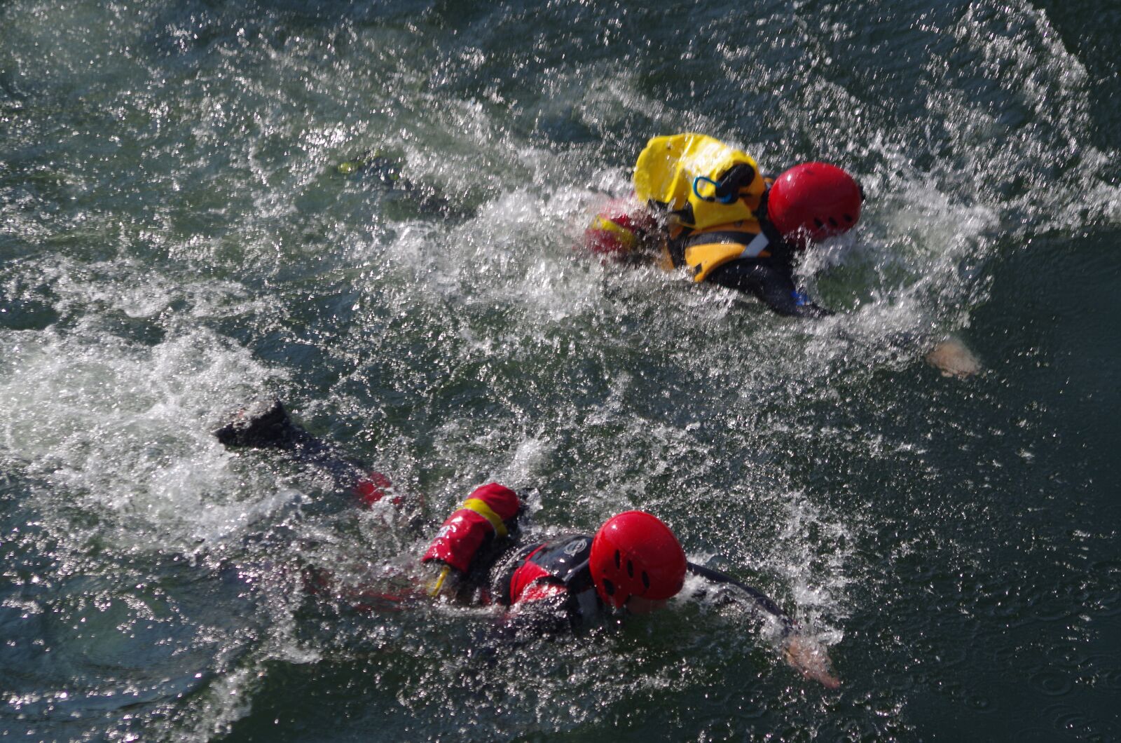 Pentax K-50 sample photo. Water rescue, danube photography