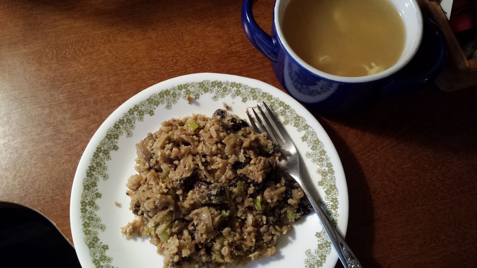 Samsung Galaxy S4 sample photo. Cauliflower fried rice, egg photography