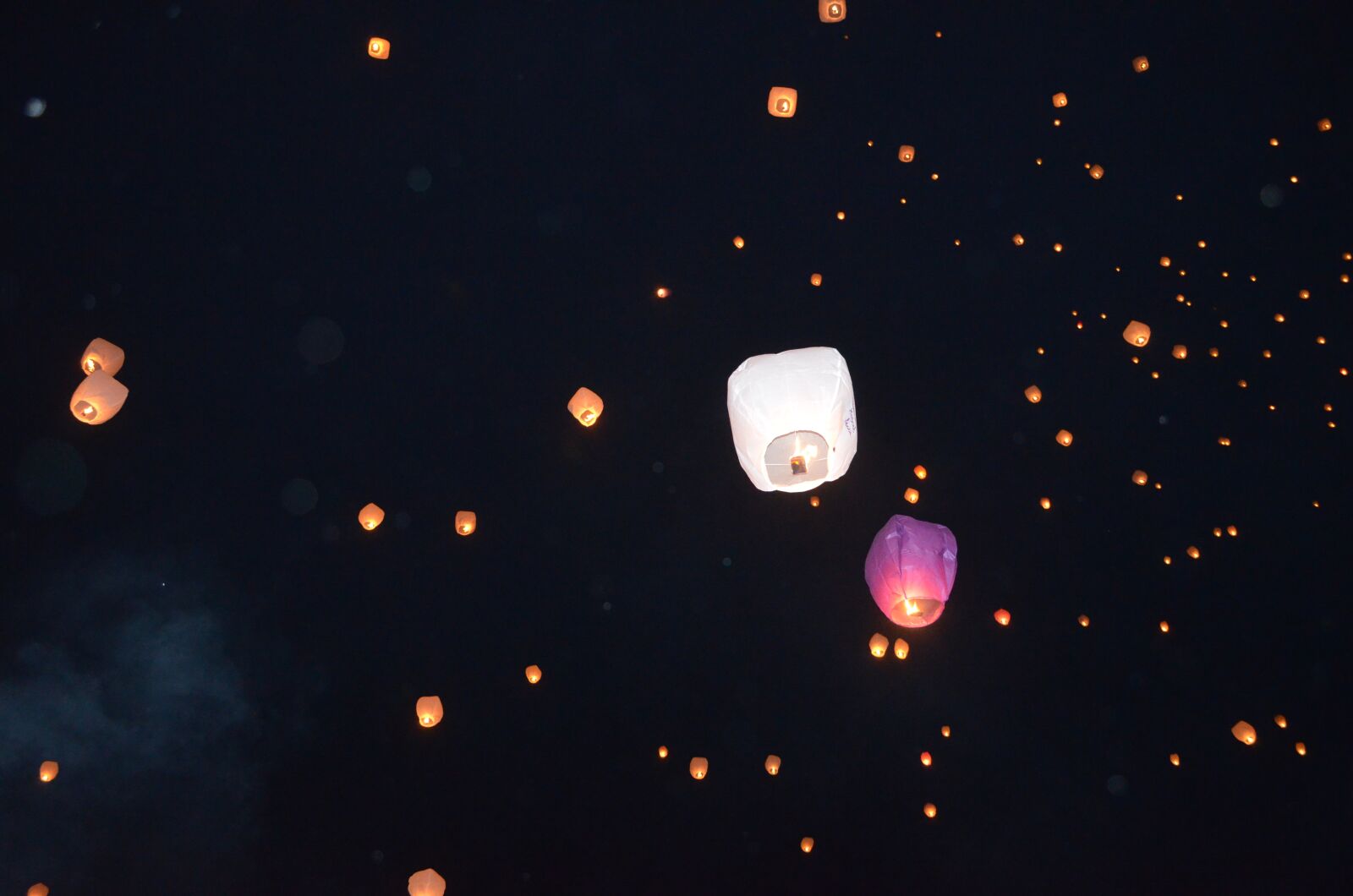 Nikon D5100 sample photo. Wish lantern, wintern, lantern photography