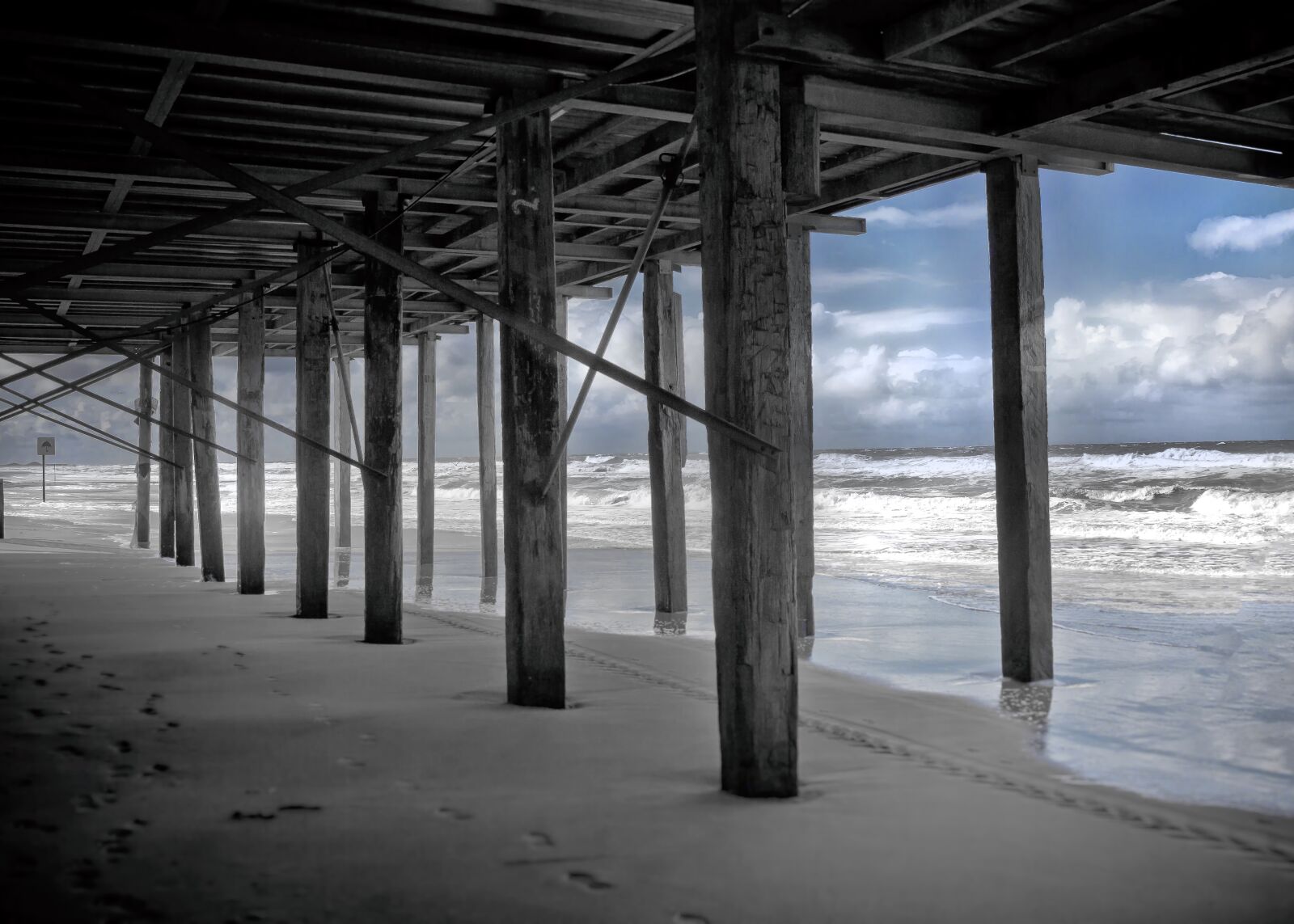 Canon EOS 50D sample photo. Beach, sea, pier photography