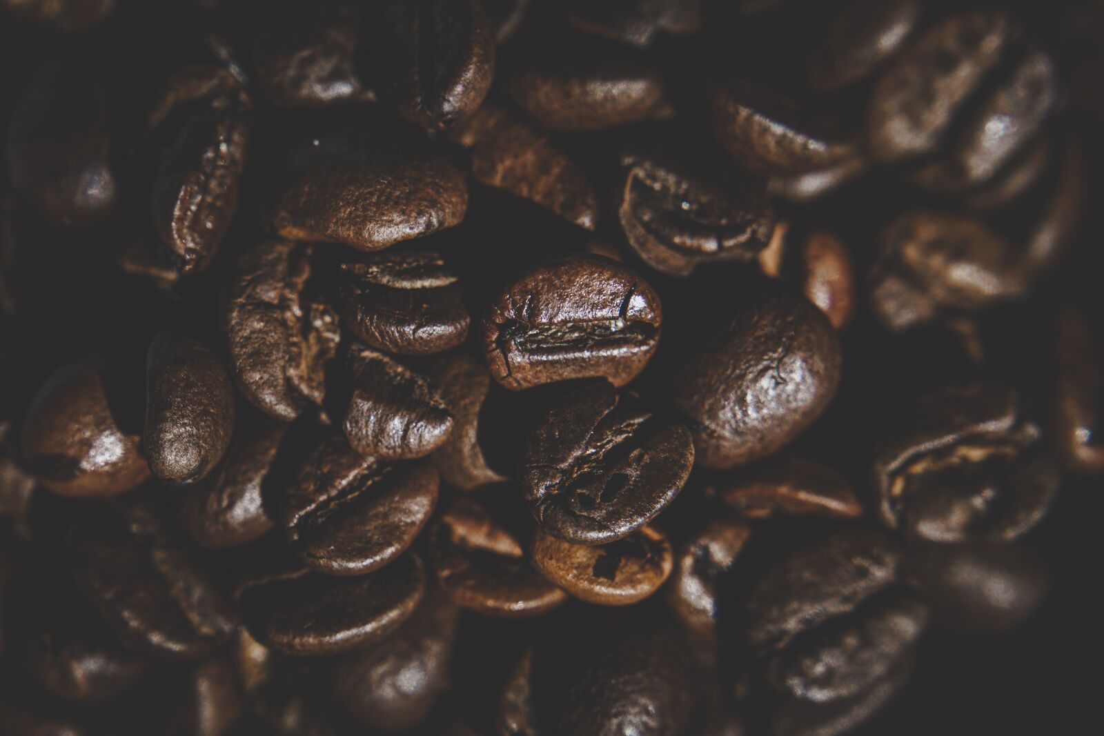 Sony a7 II + Sony FE 28-70mm F3.5-5.6 OSS sample photo. Coffee, coffee beans, bunch photography