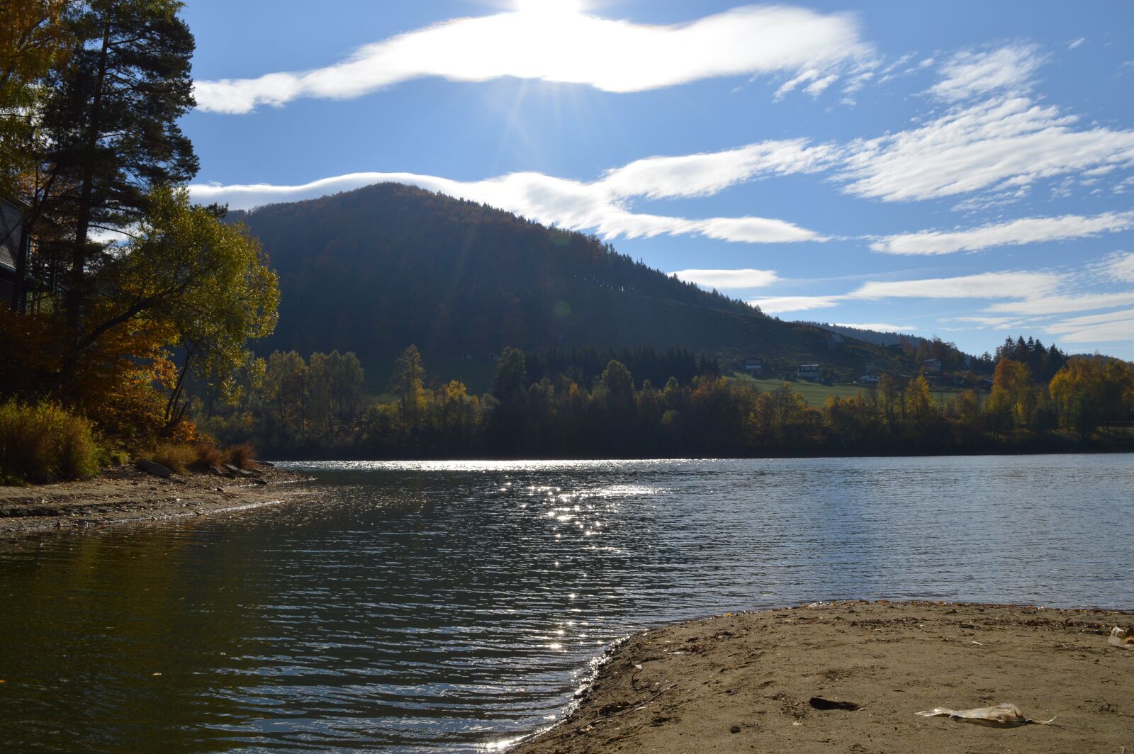 Nikon D3200 sample photo. Dam, water, trees photography