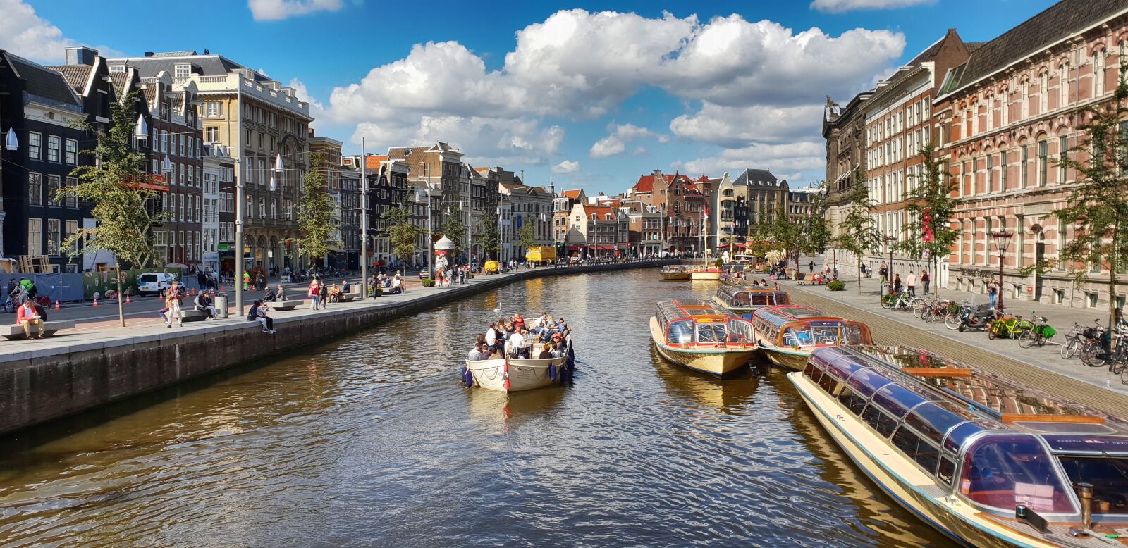 Samsung Galaxy S9+ sample photo. Amsterdam, water, channel photography