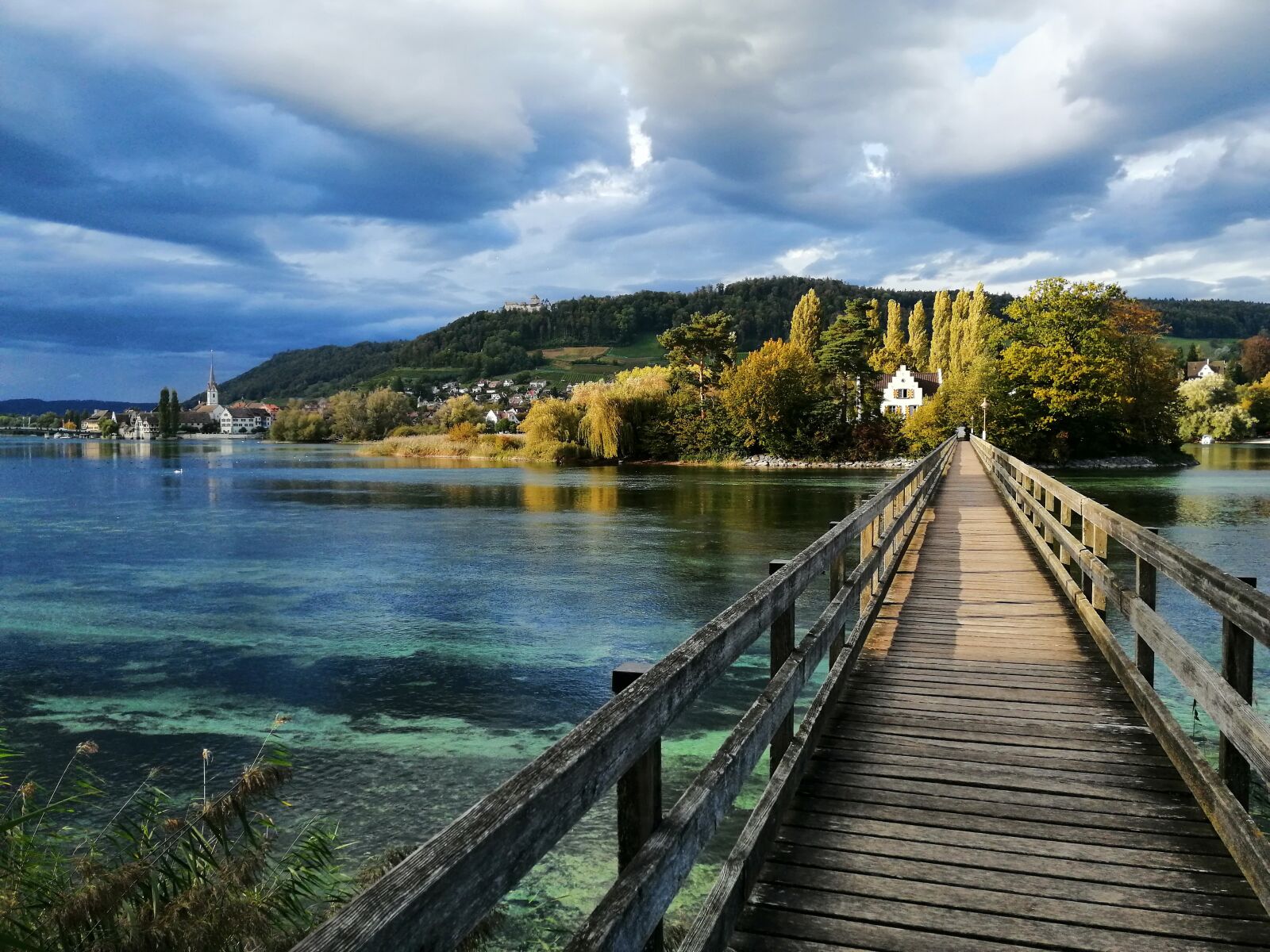 HUAWEI SNE-LX1 sample photo. Bodensee, bridge, lake photography