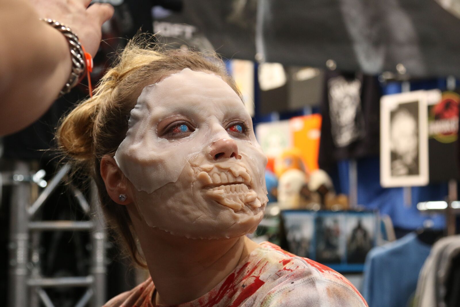 Canon EOS 70D + Canon EF 24-105mm F4L IS USM sample photo. Zombie, make up, face photography