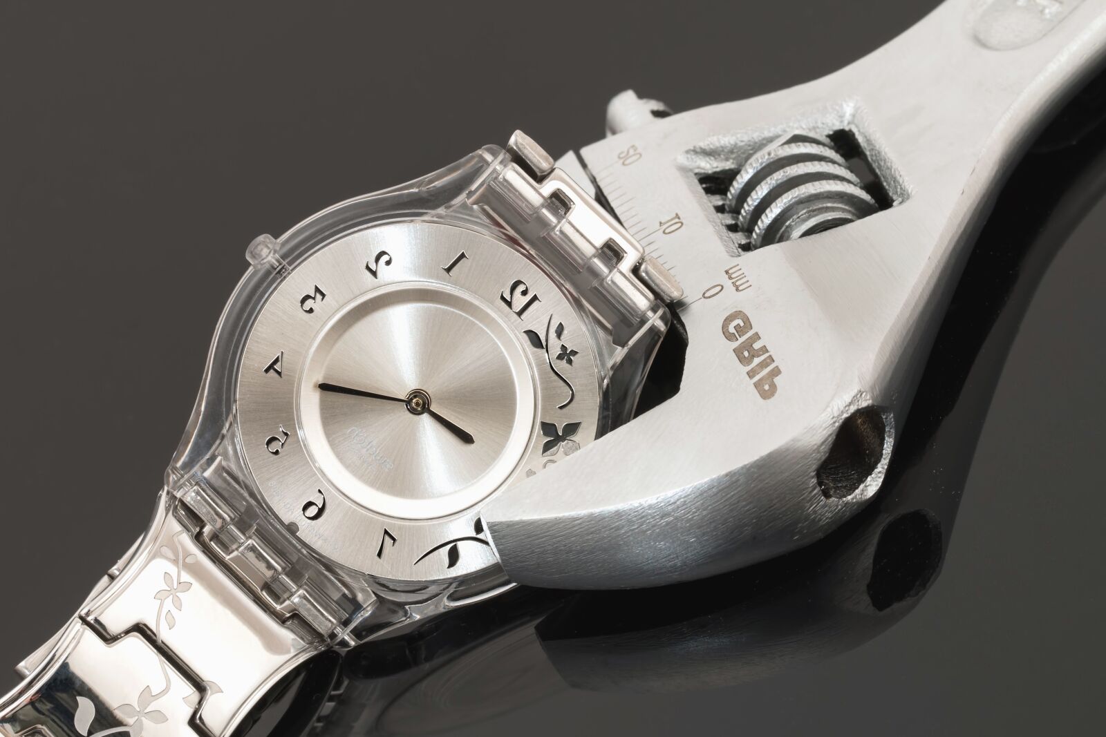Canon EOS 70D sample photo. Wristwatch, screwdriver, steel, clock photography