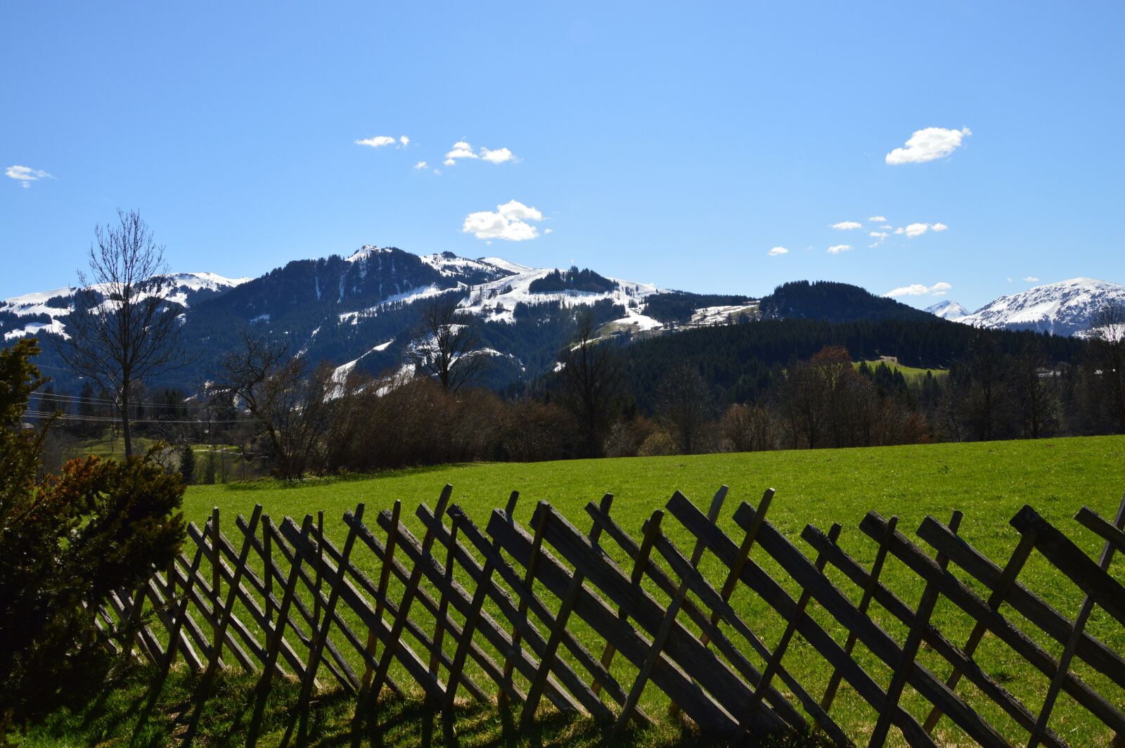 Nikon D3200 sample photo. Wood fence, kitzb hel photography