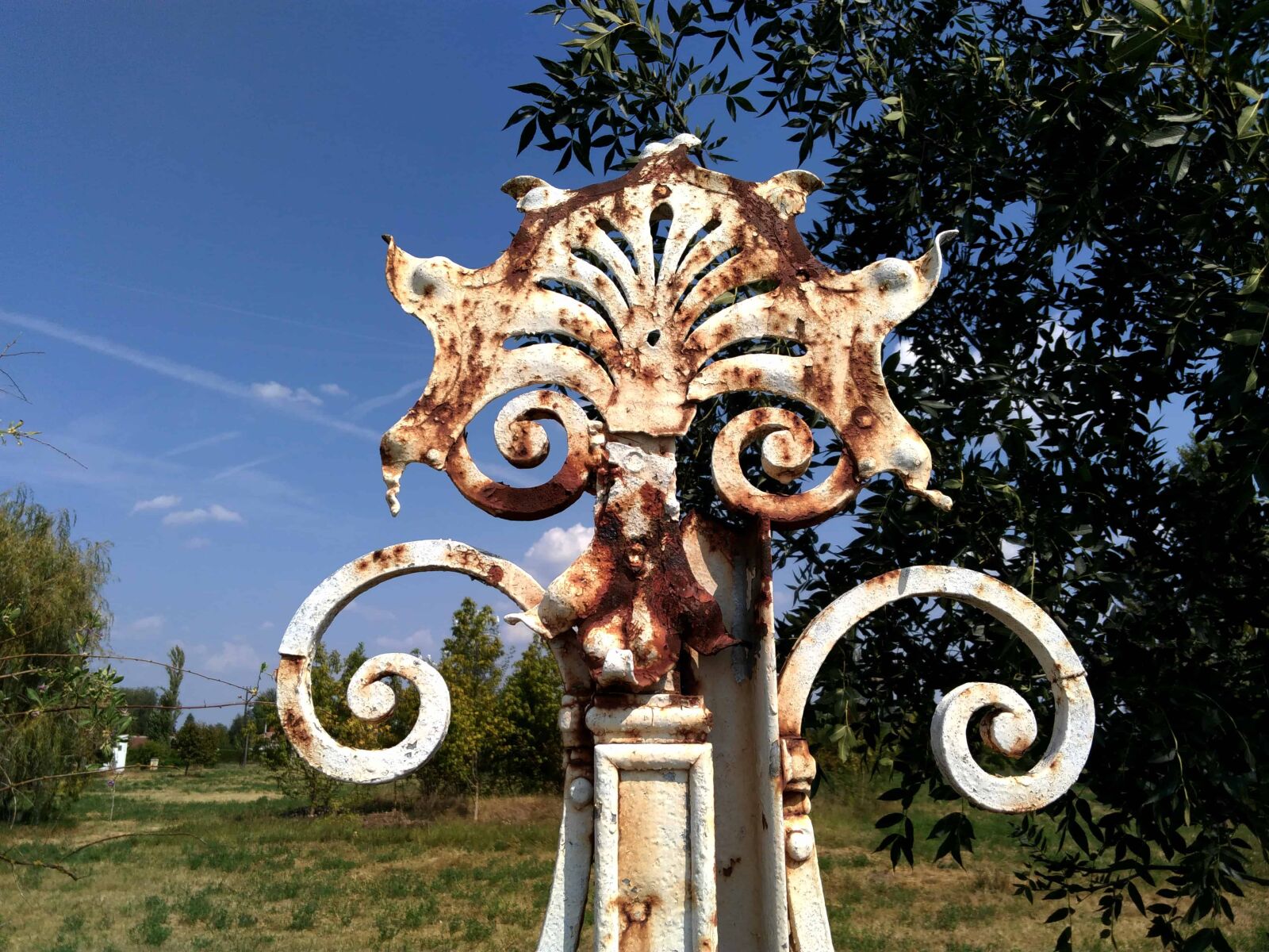 Lenovo S60-A sample photo. Cast iron, fence, material photography
