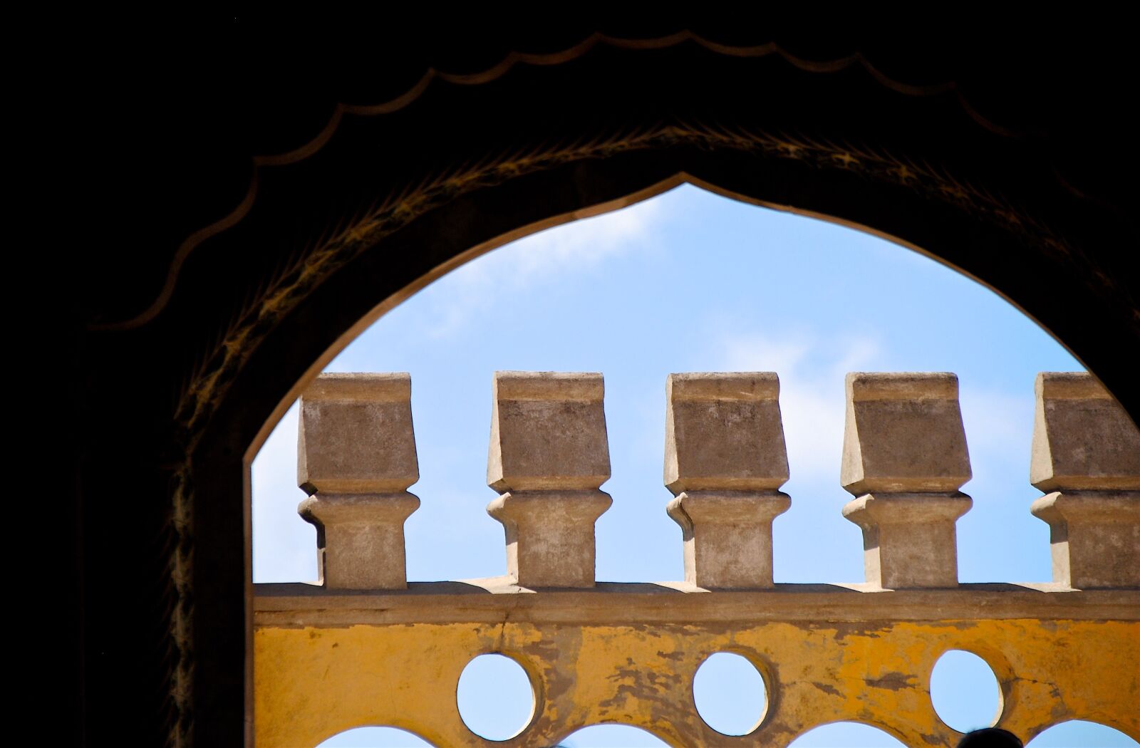 Nikon D3000 sample photo. Battlements, portugal, sintra photography