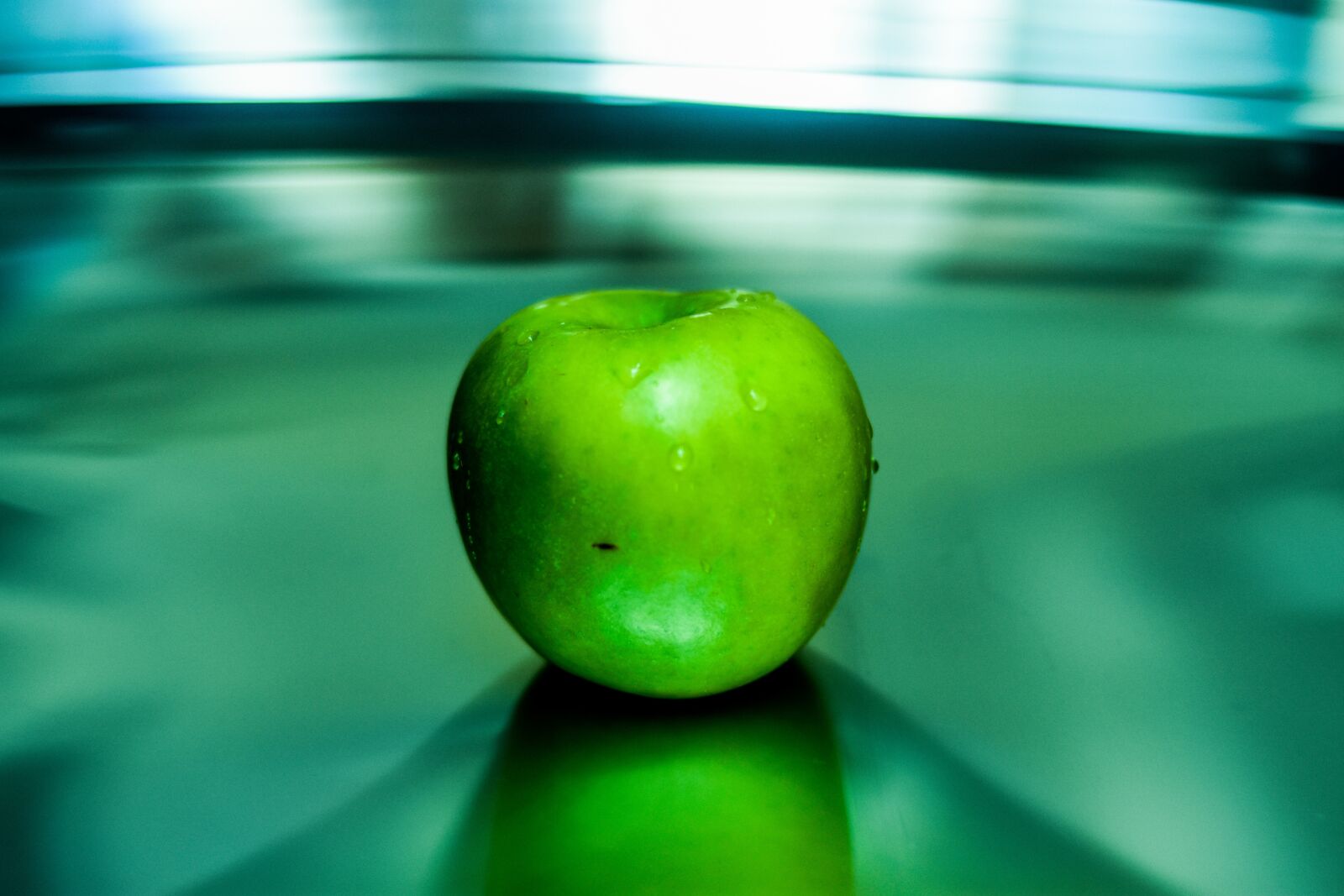 Nikon D3400 sample photo. Green apple, fruit, apple photography