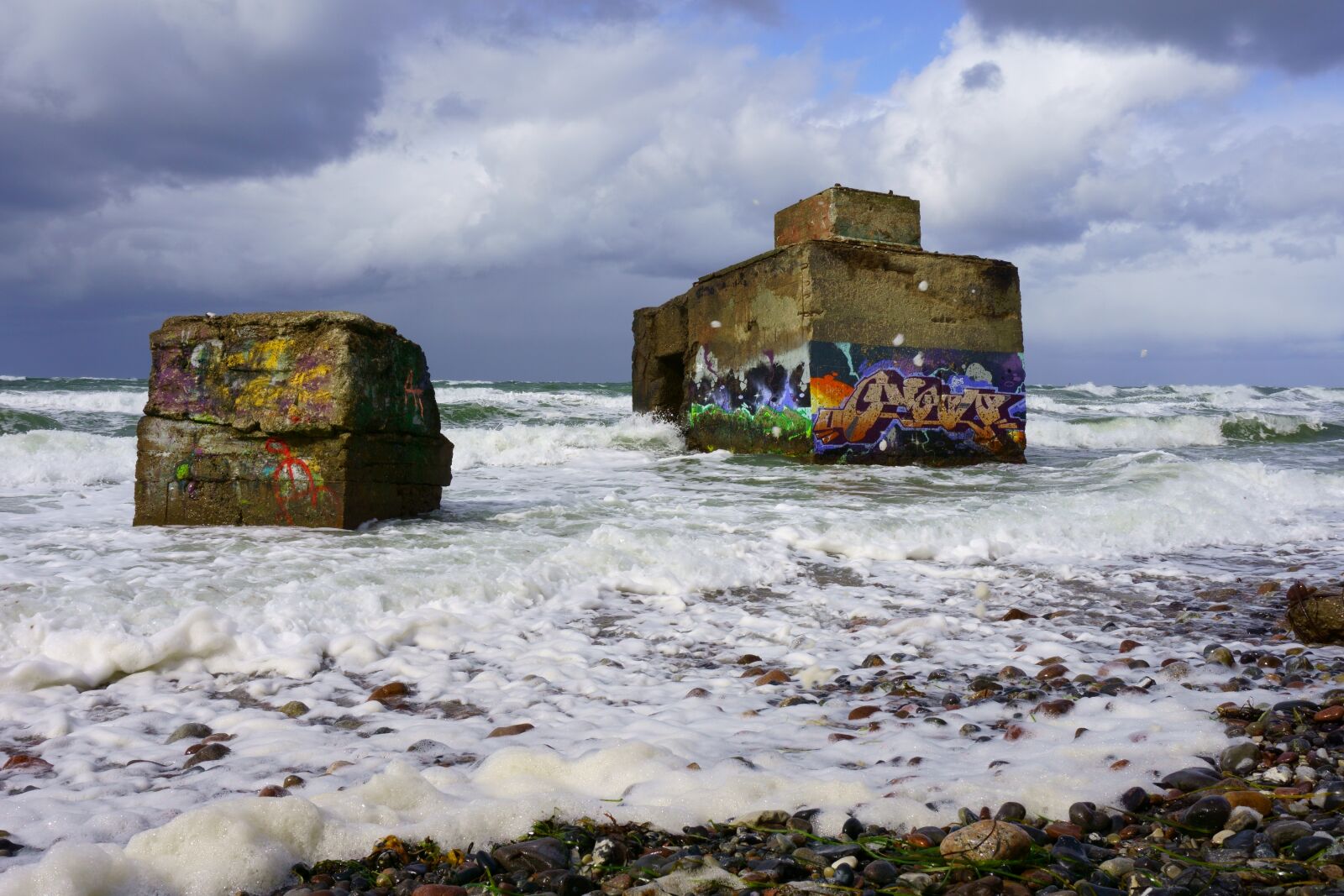 Sony a6000 sample photo. Bunker, vacations, baltic sea photography
