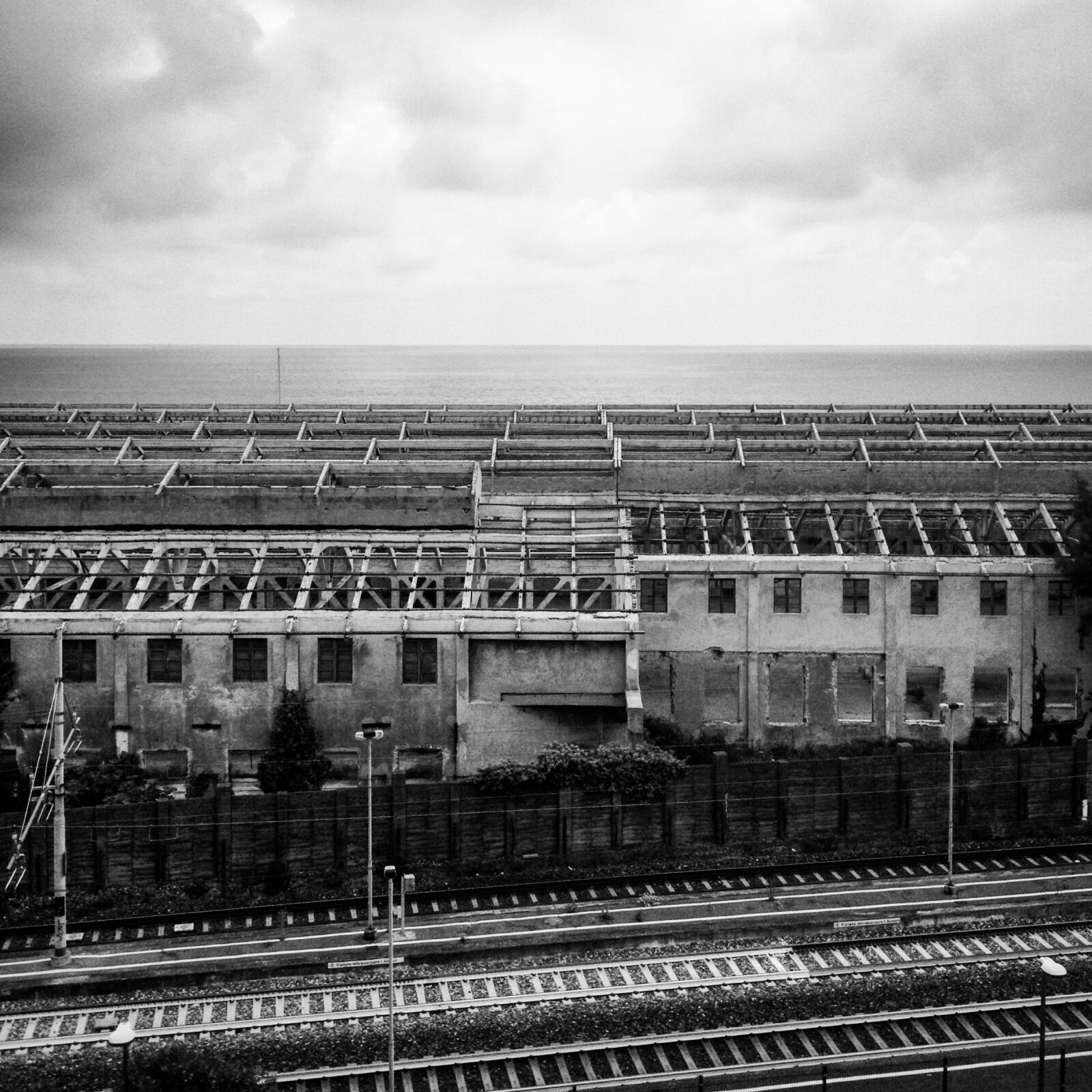 iPhone 4S back camera 4.28mm f/2.4 sample photo. Industry, factory, ruin photography