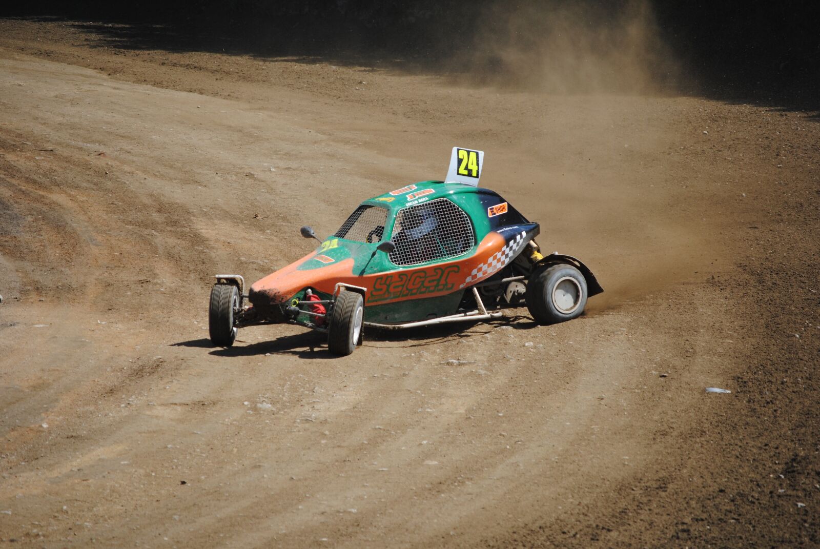 Nikon D3000 sample photo. Kartcros, competition, motor racing photography