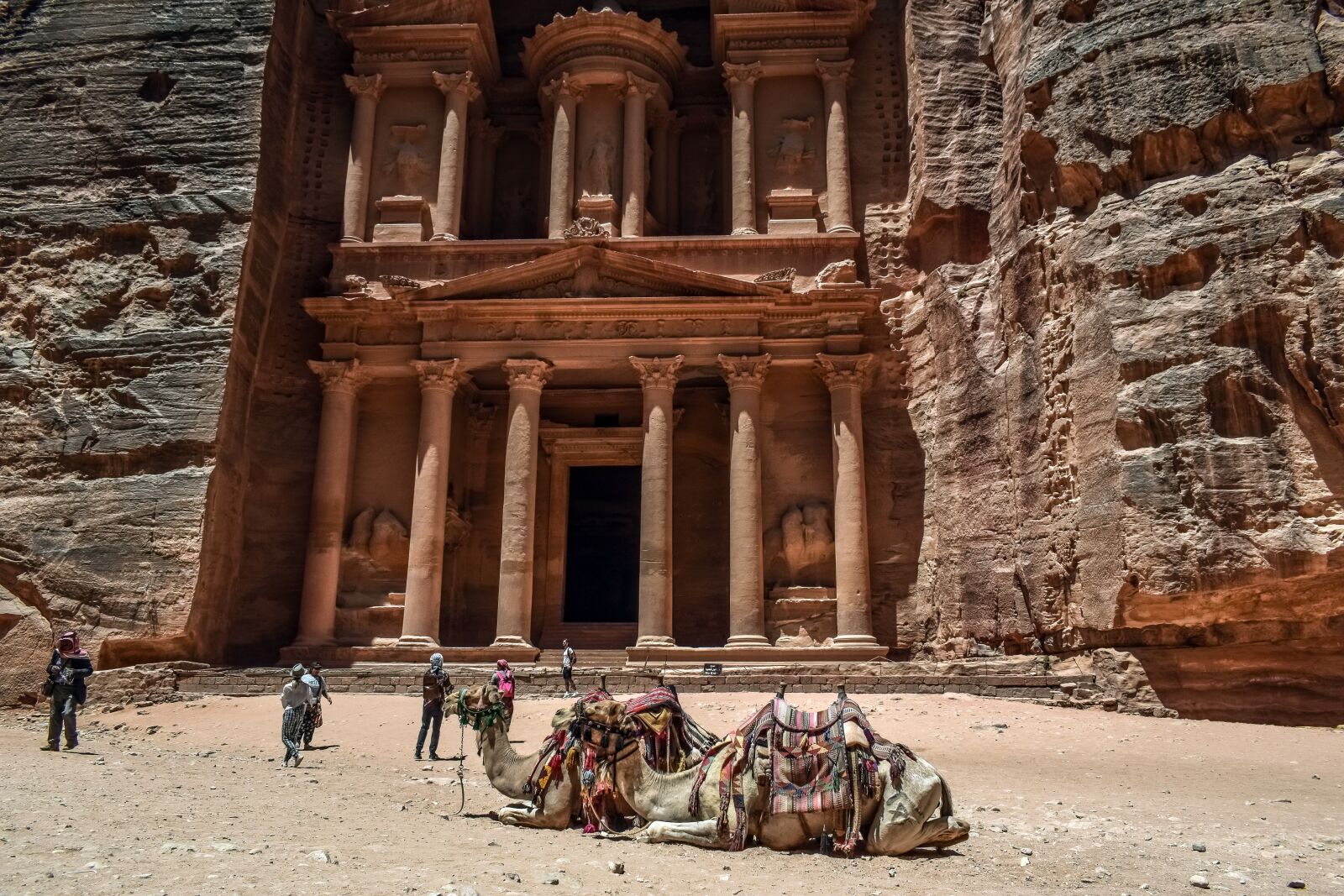Nikon D3300 sample photo. Petra, jordan, treasury photography