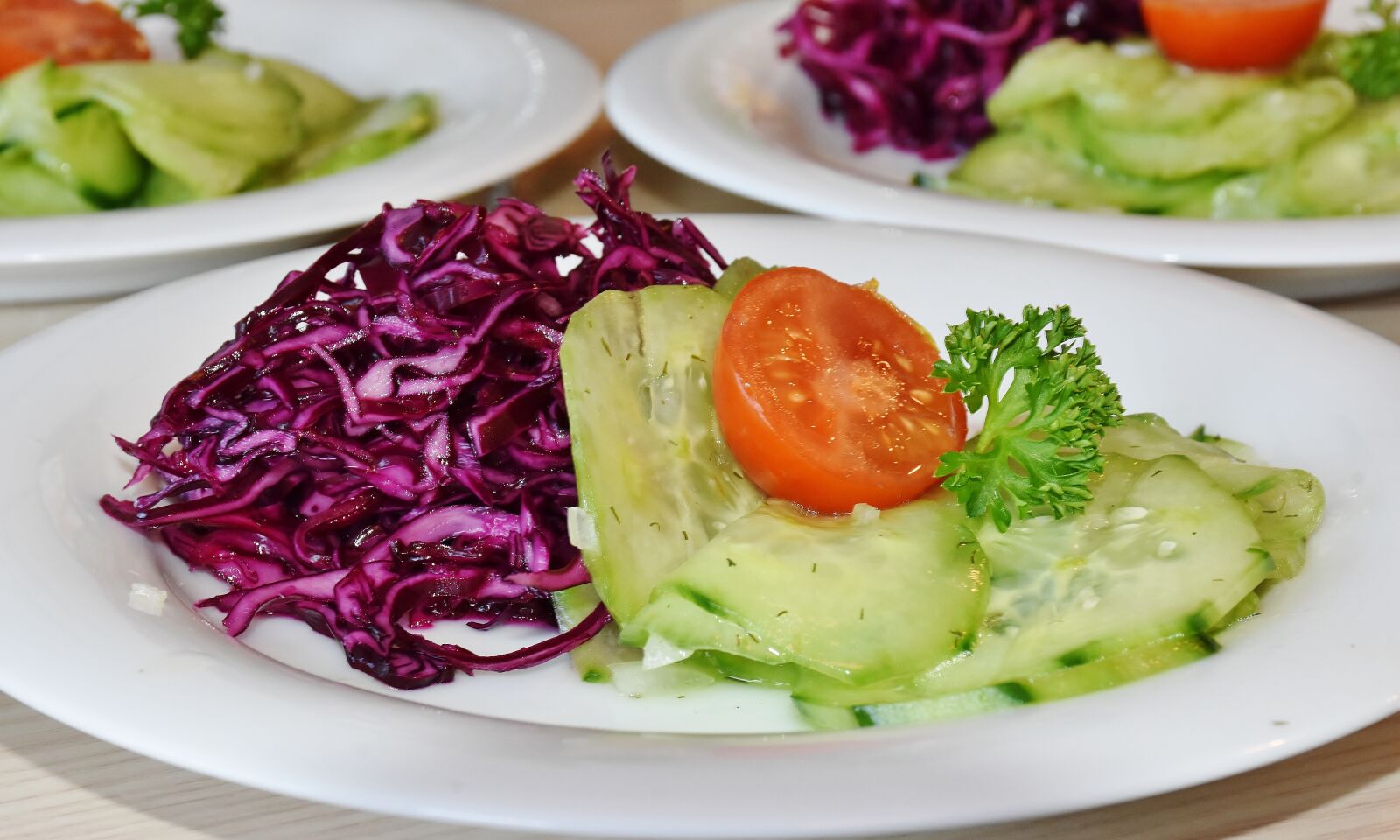 Nikon D7200 sample photo. Salad, mixed salad, cucumber photography