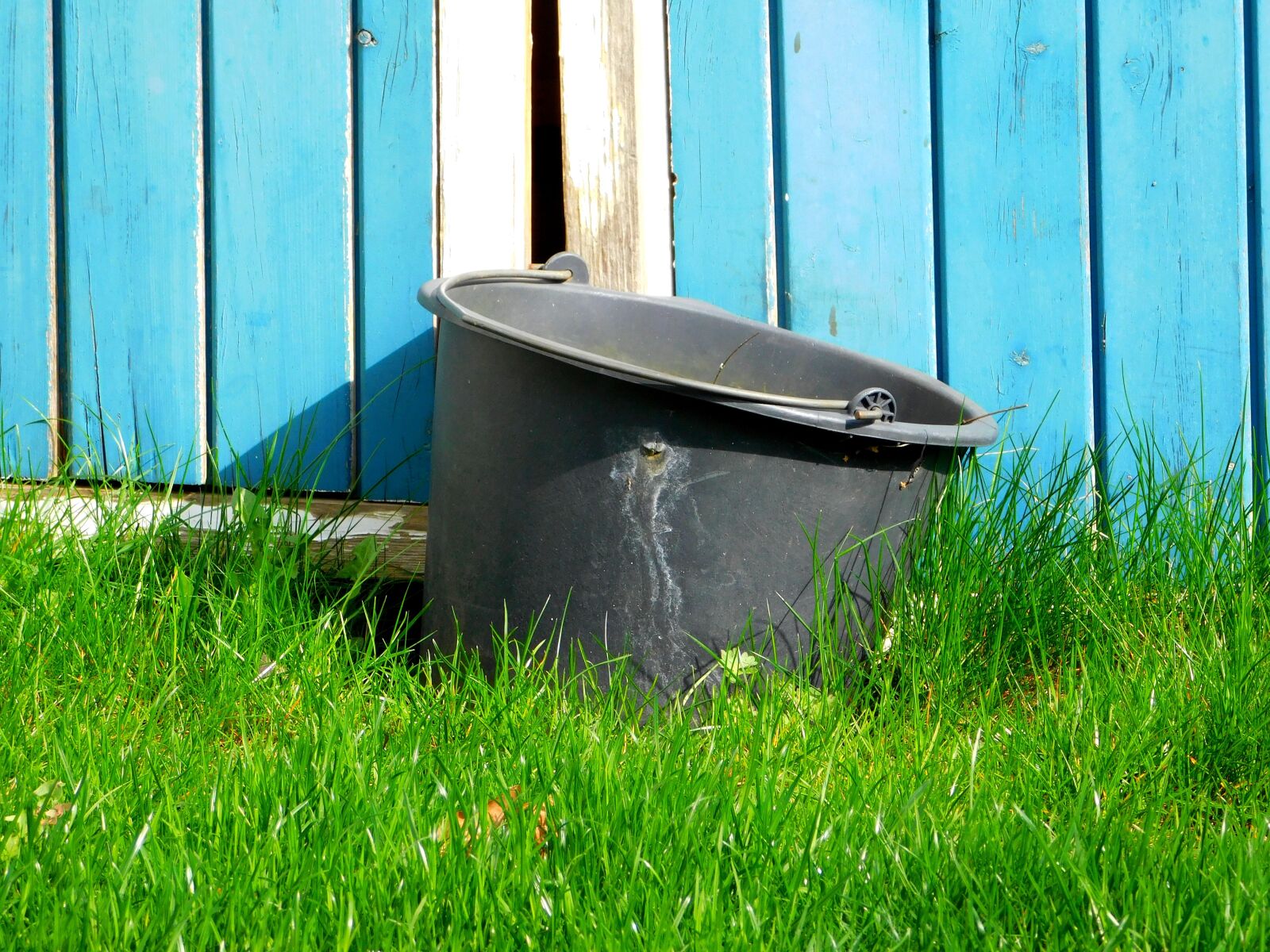 Nikon Coolpix L840 sample photo. Bucket, old, used photography
