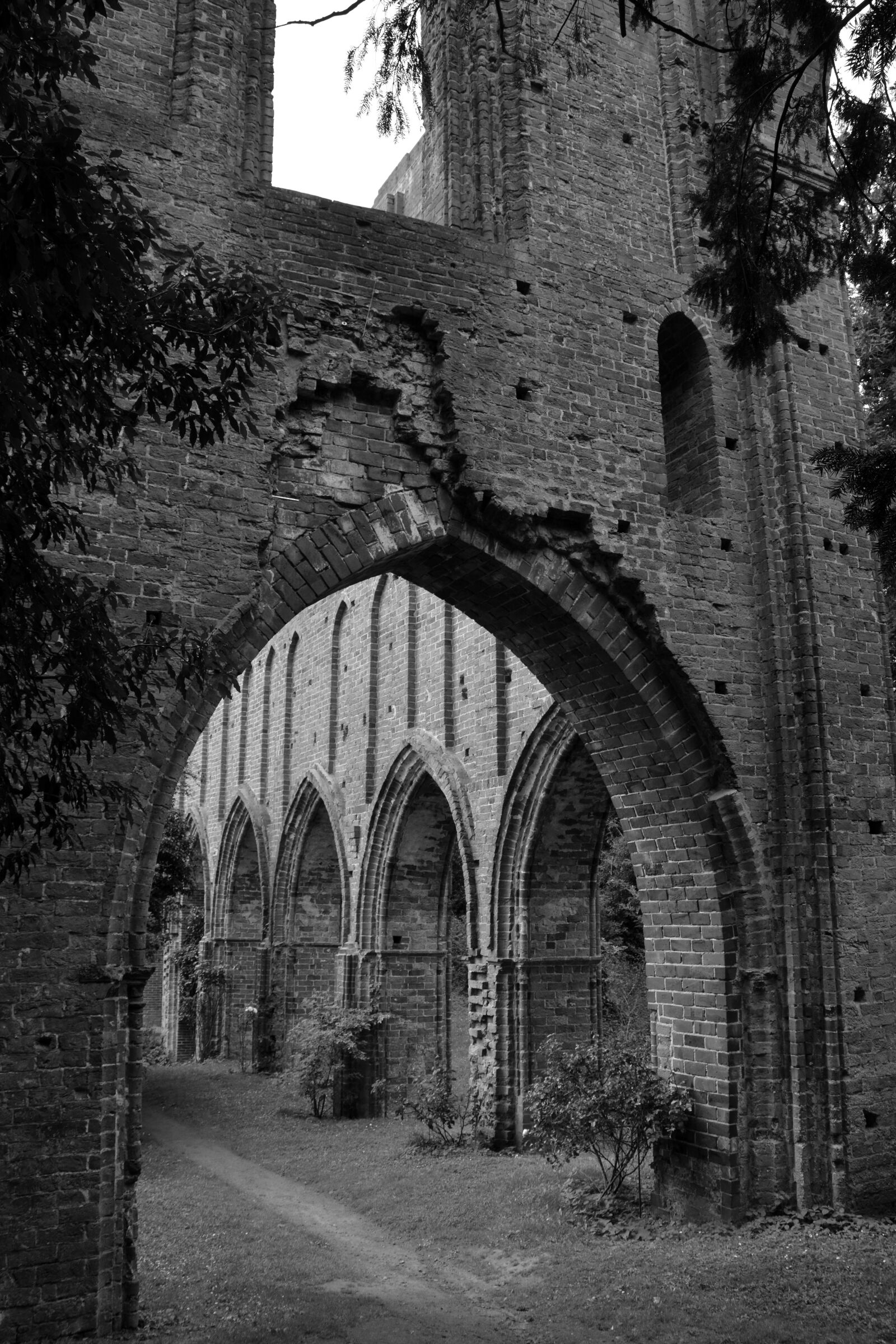 Nikon D5200 sample photo. Gloomy, ruin, decay photography