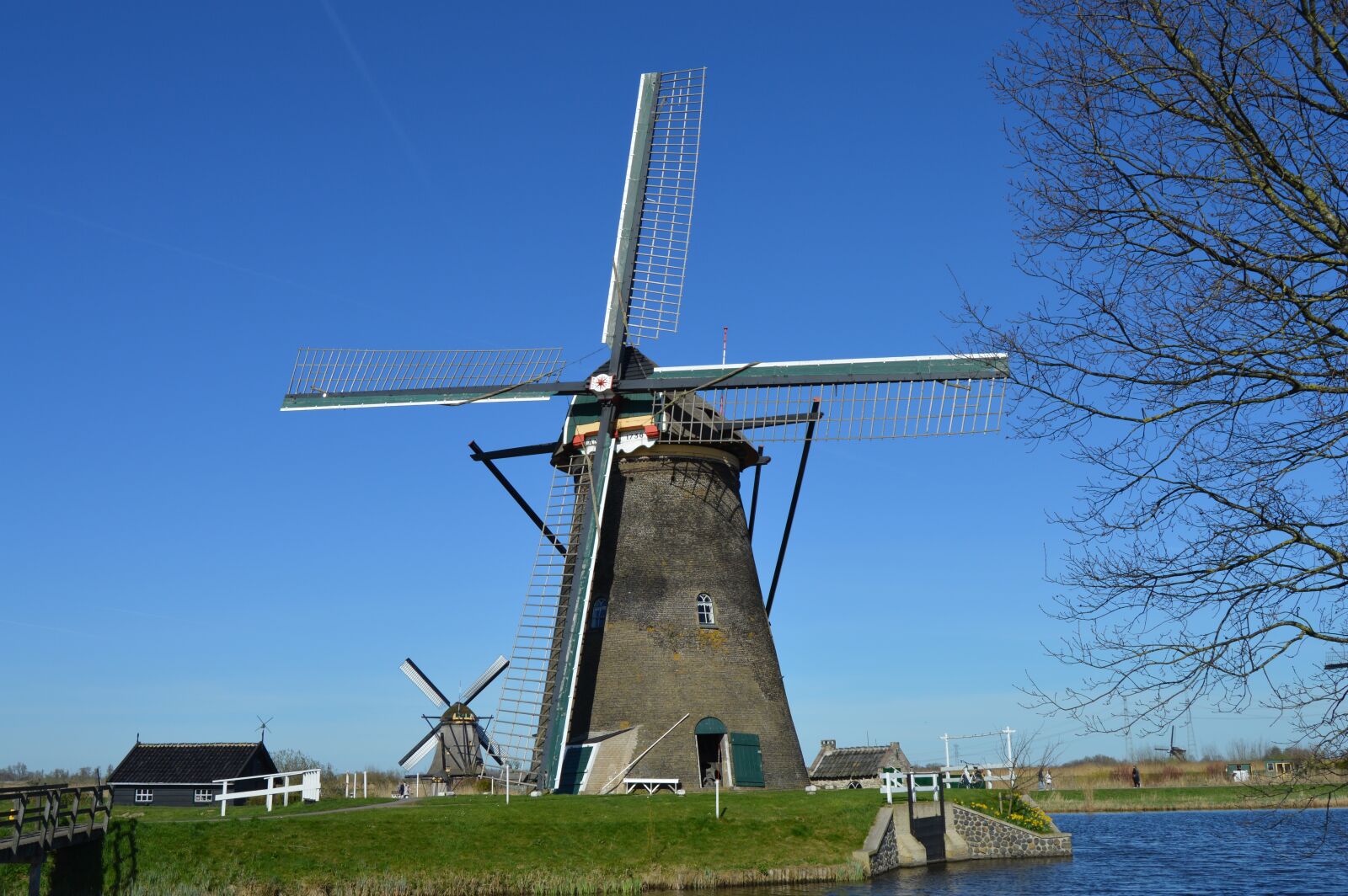 Nikon D3200 sample photo. Mill, mills, kinderdijk photography