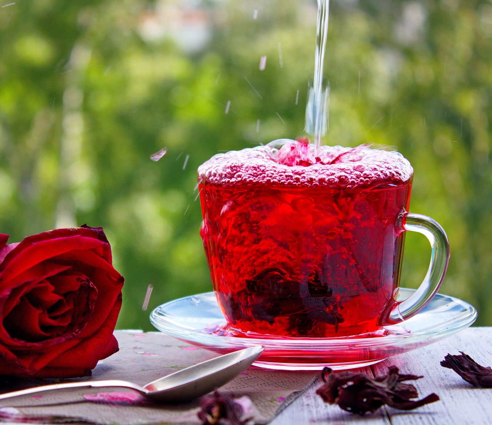 Canon EOS 550D (EOS Rebel T2i / EOS Kiss X4) sample photo. Tea, hibiscus, drink photography