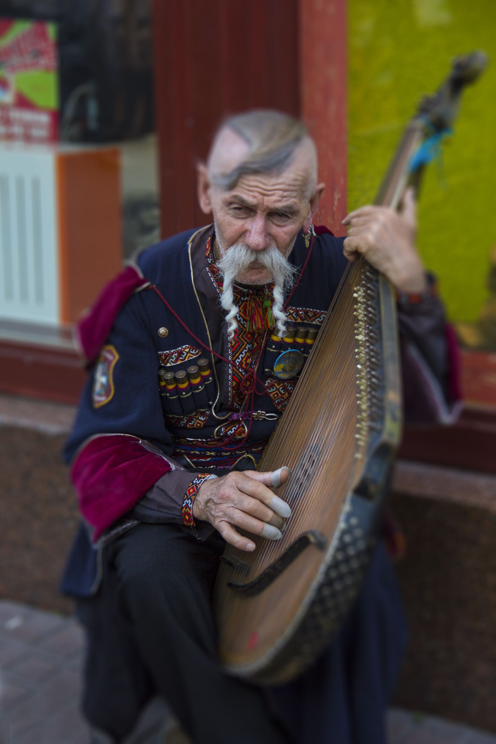 Canon EF-S 18-135mm F3.5-5.6 IS sample photo. Ukraine, bandura, music photography