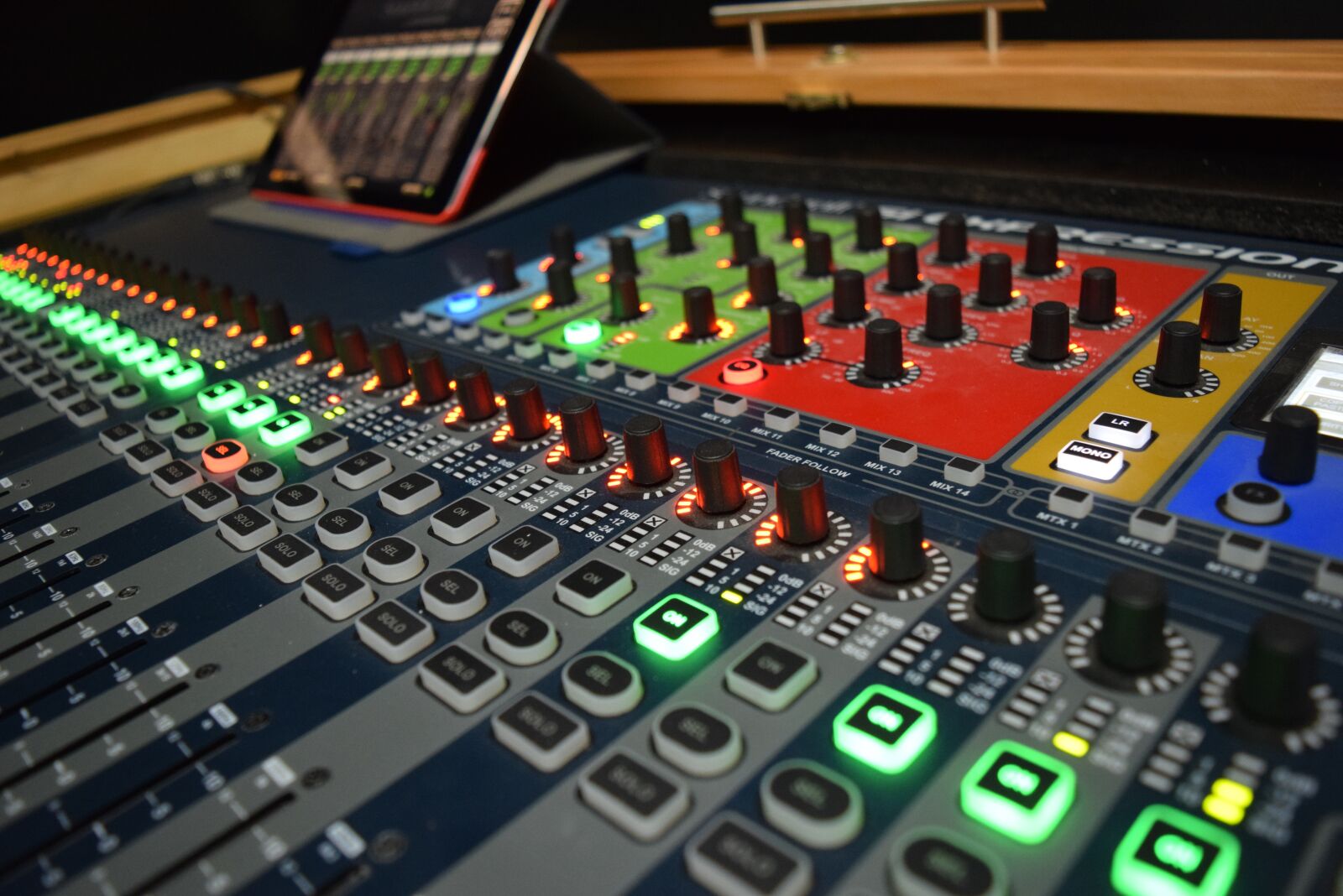 Nikon D3300 sample photo. Sound, soundcraft, console photography