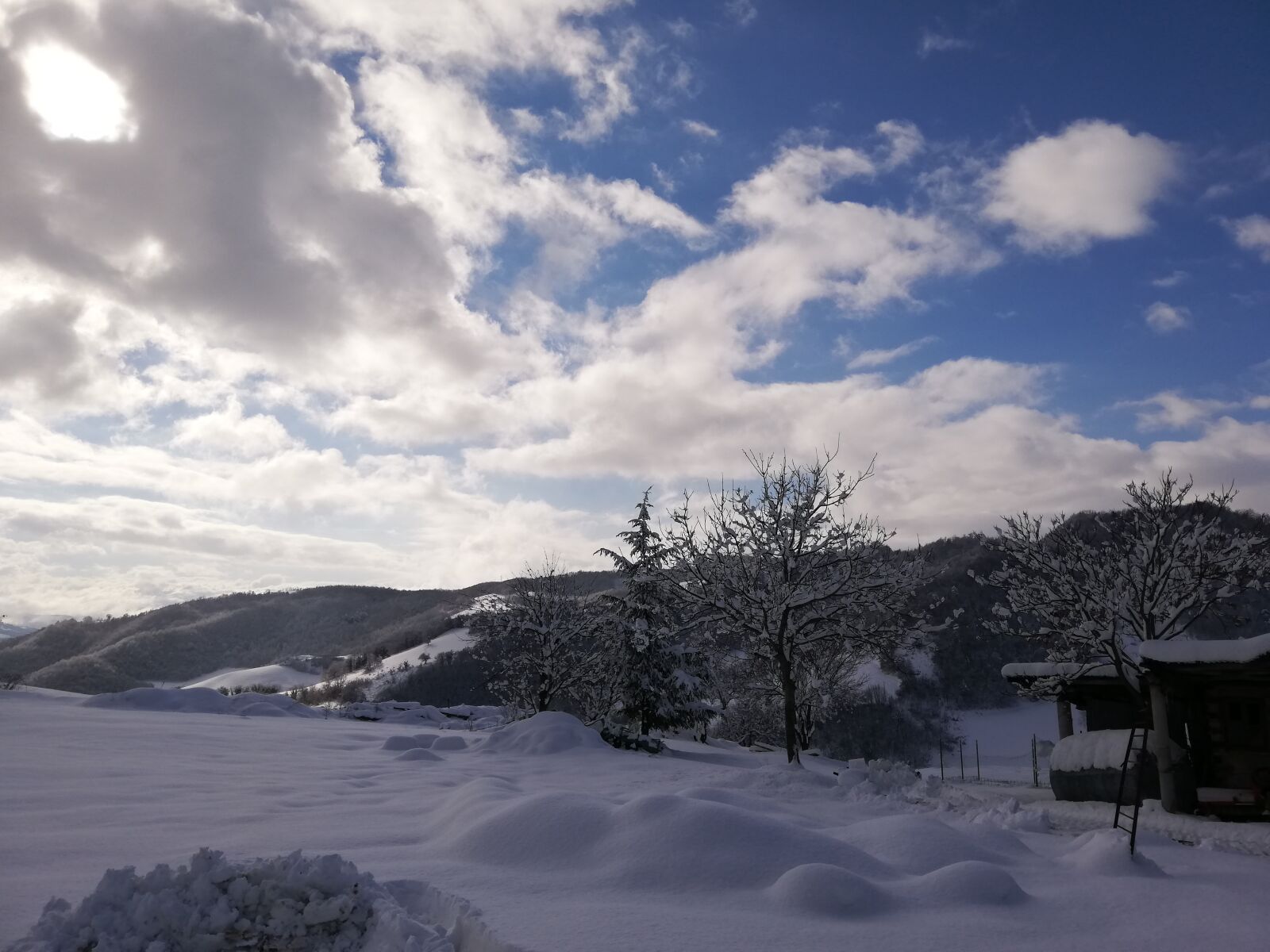 HUAWEI P20 lite sample photo. Snow, nature, snow-covered landscape photography