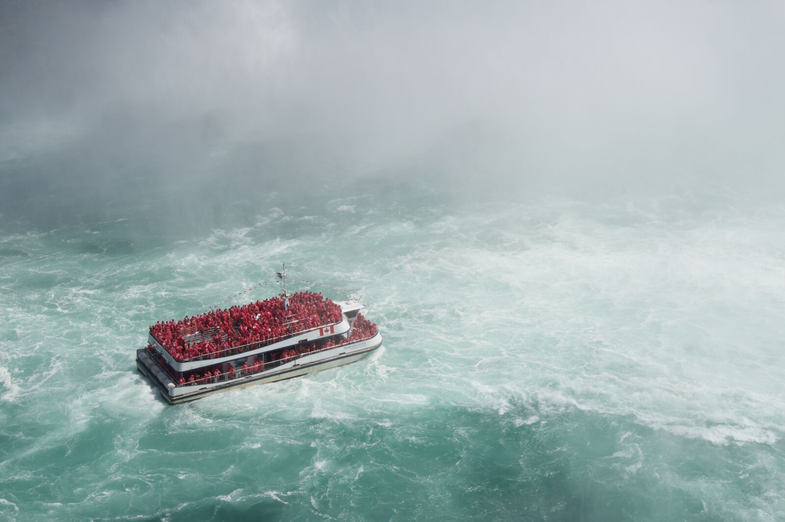 Sony Alpha a5000 (ILCE 5000) sample photo. Niagara falls, red, turquoise photography
