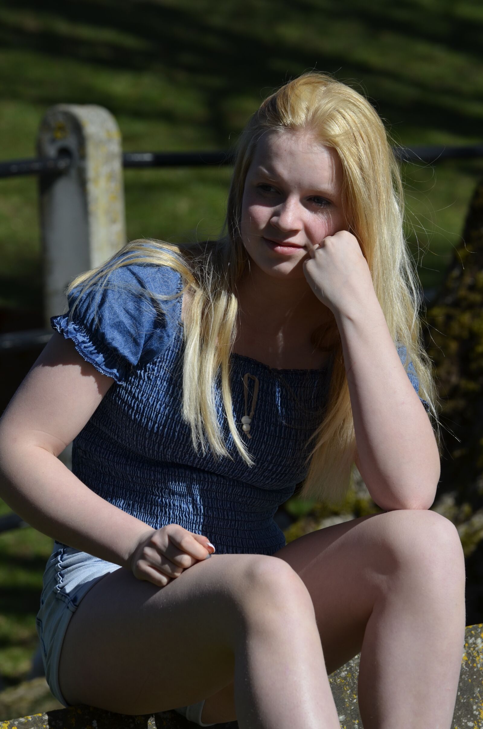 Nikon D5100 sample photo. Girl, blond, portrait photography