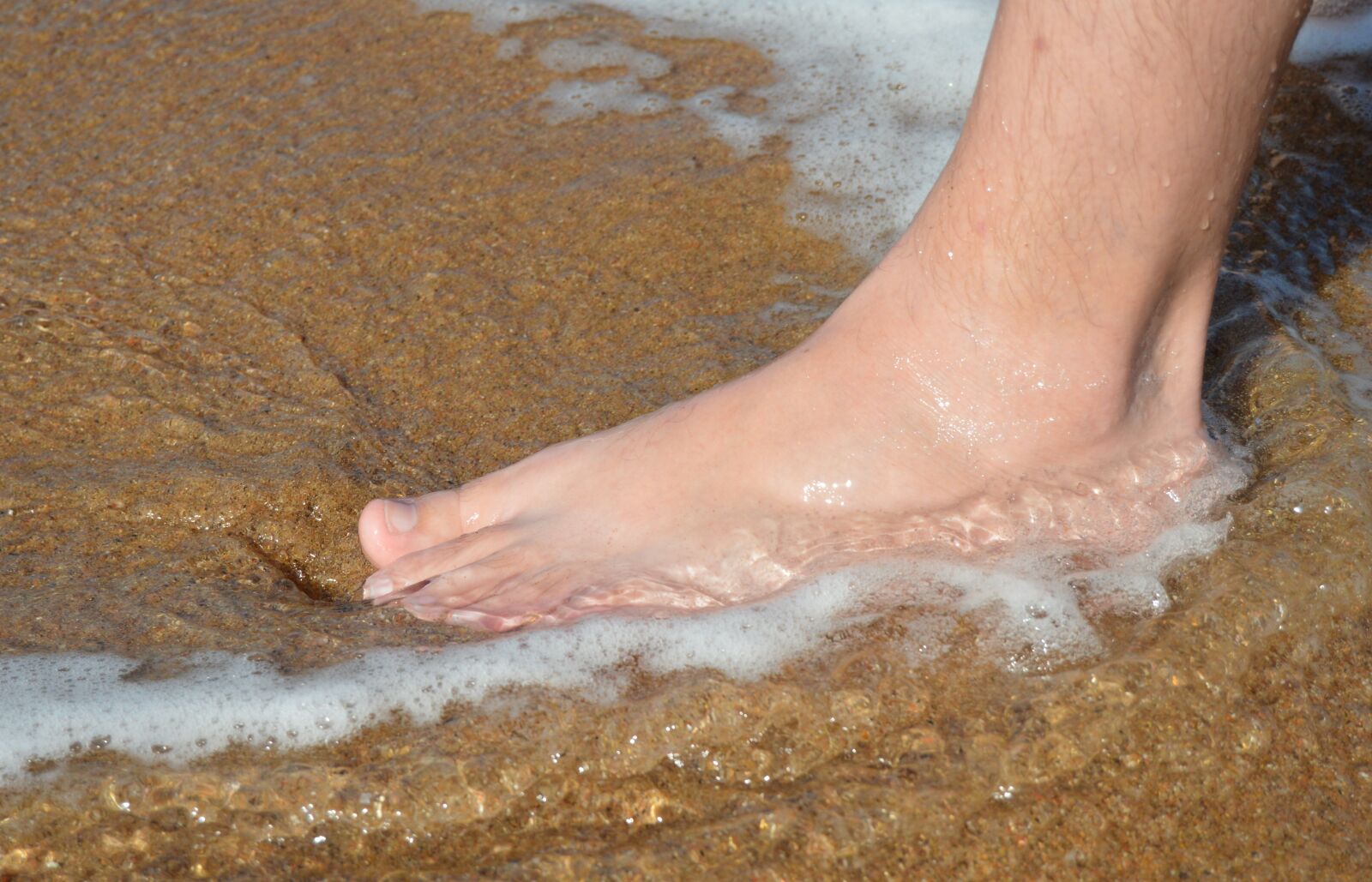 Nikon D3200 sample photo. Foot, beach, sand photography