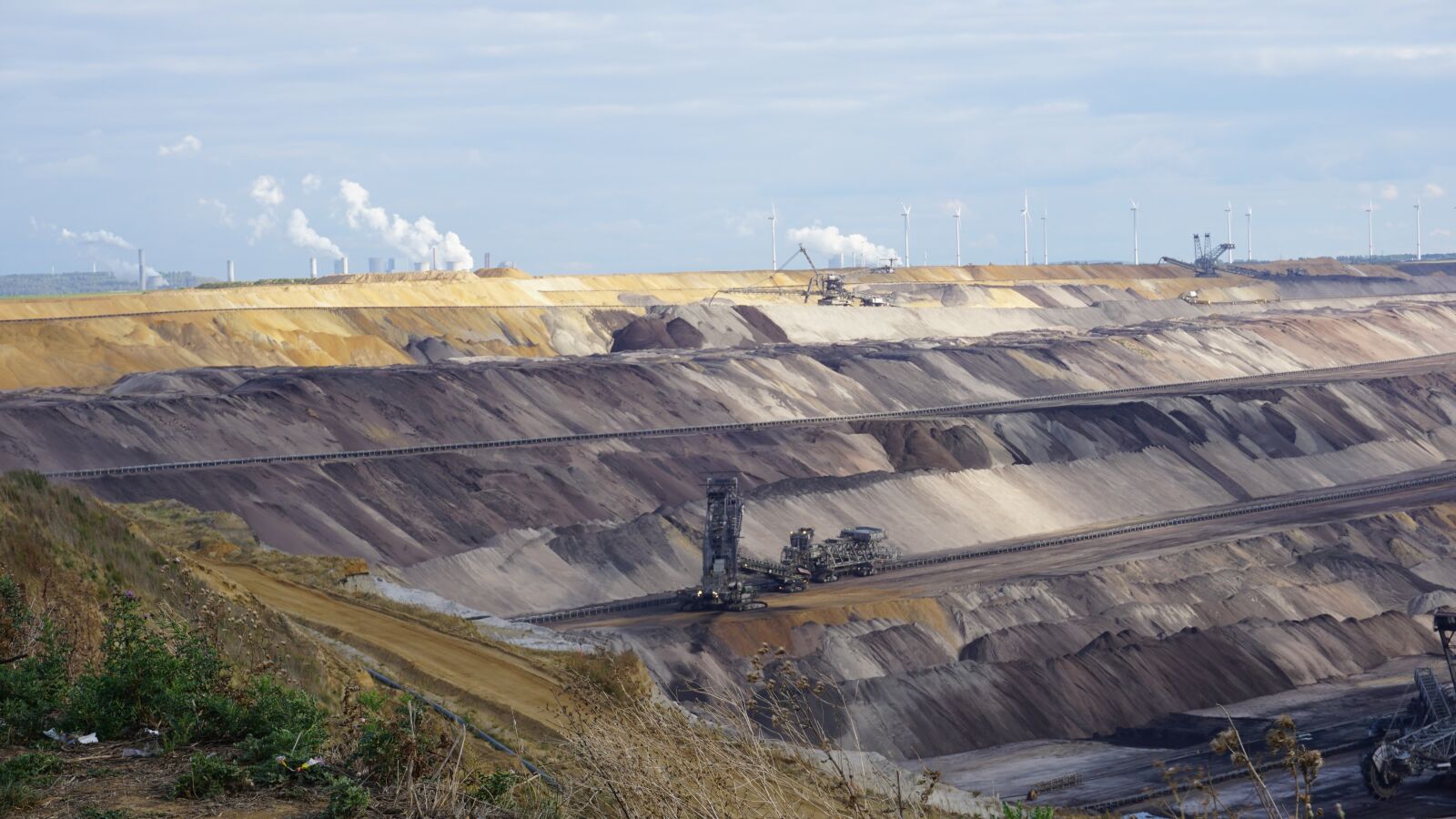 Sony a6000 sample photo. Open pit mining, brown photography
