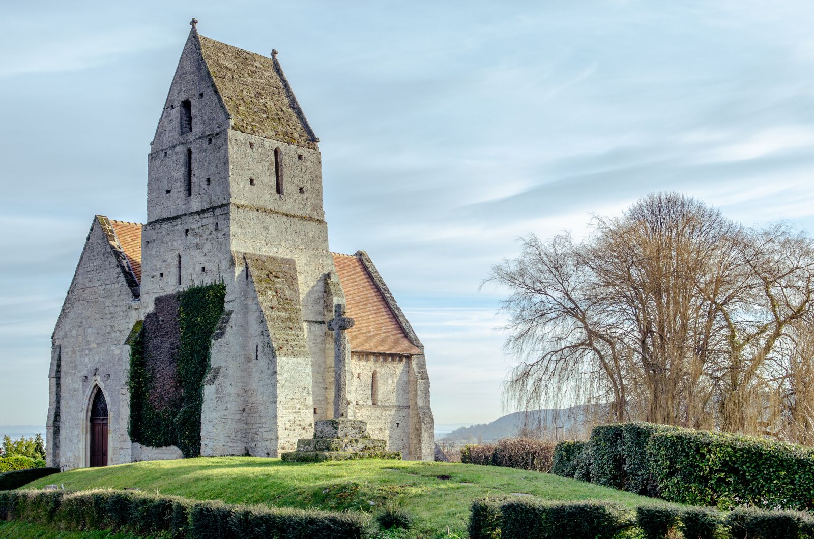 Nikon D7000 sample photo. Church, field, nature photography