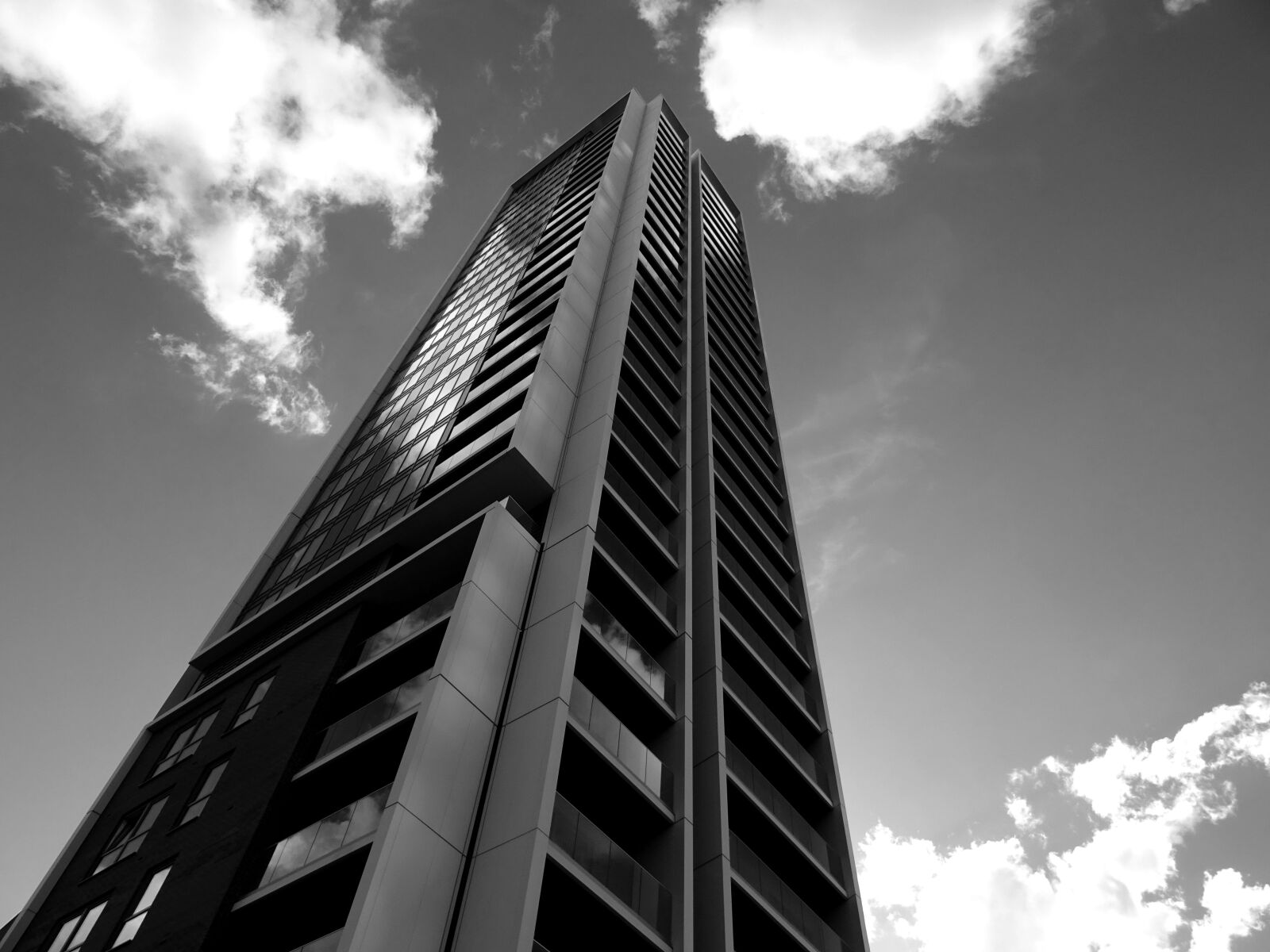 Sony DSC-HX60 sample photo. Architectural, design, architecture, black photography