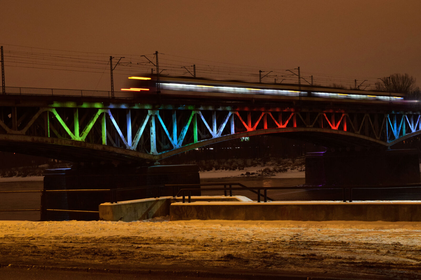 Nikon D3300 sample photo. Bridge, most, srednicowy, train photography