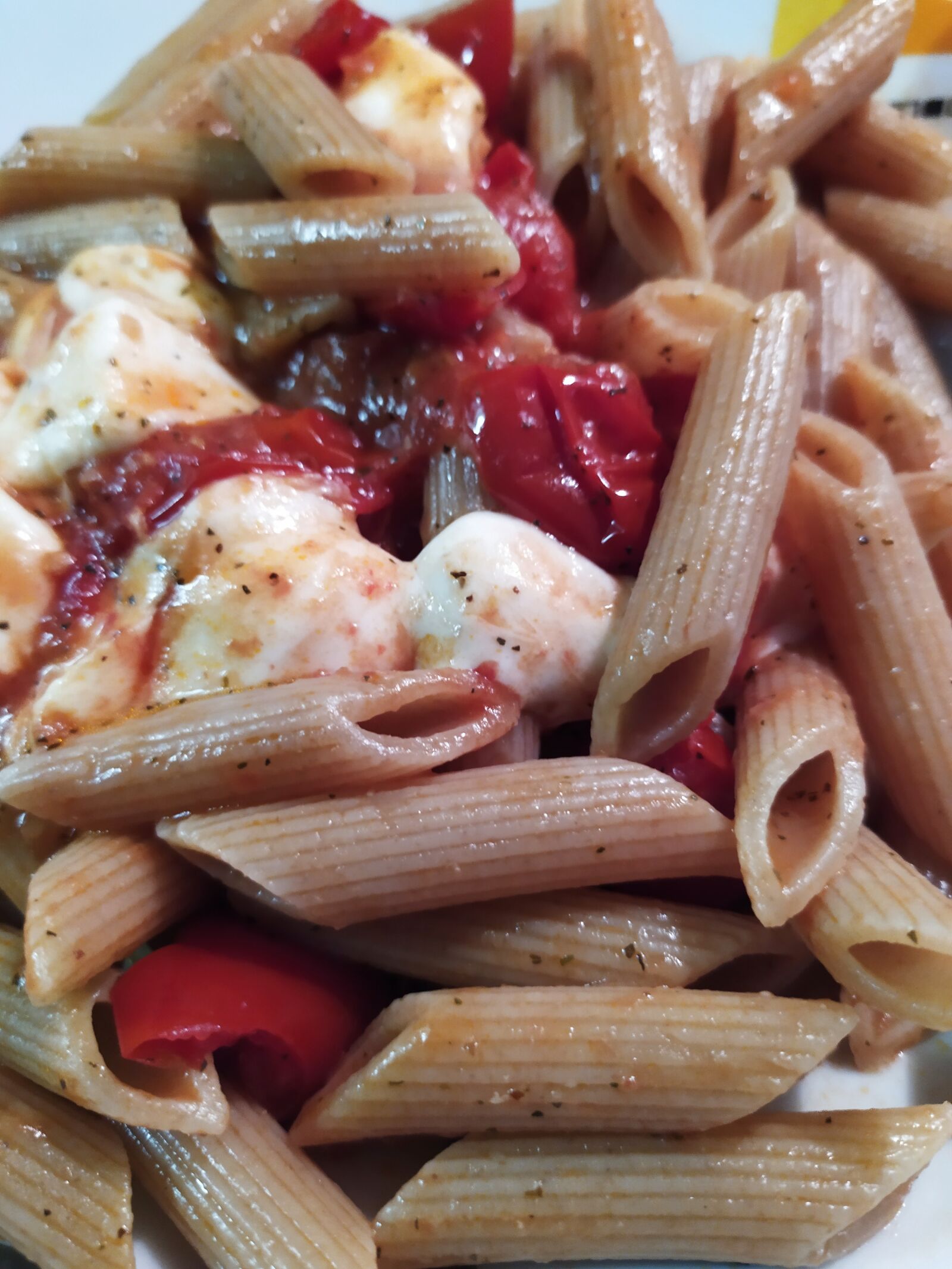 Xiaomi Redmi Note 7 sample photo. Pasta, lunch, dinner photography