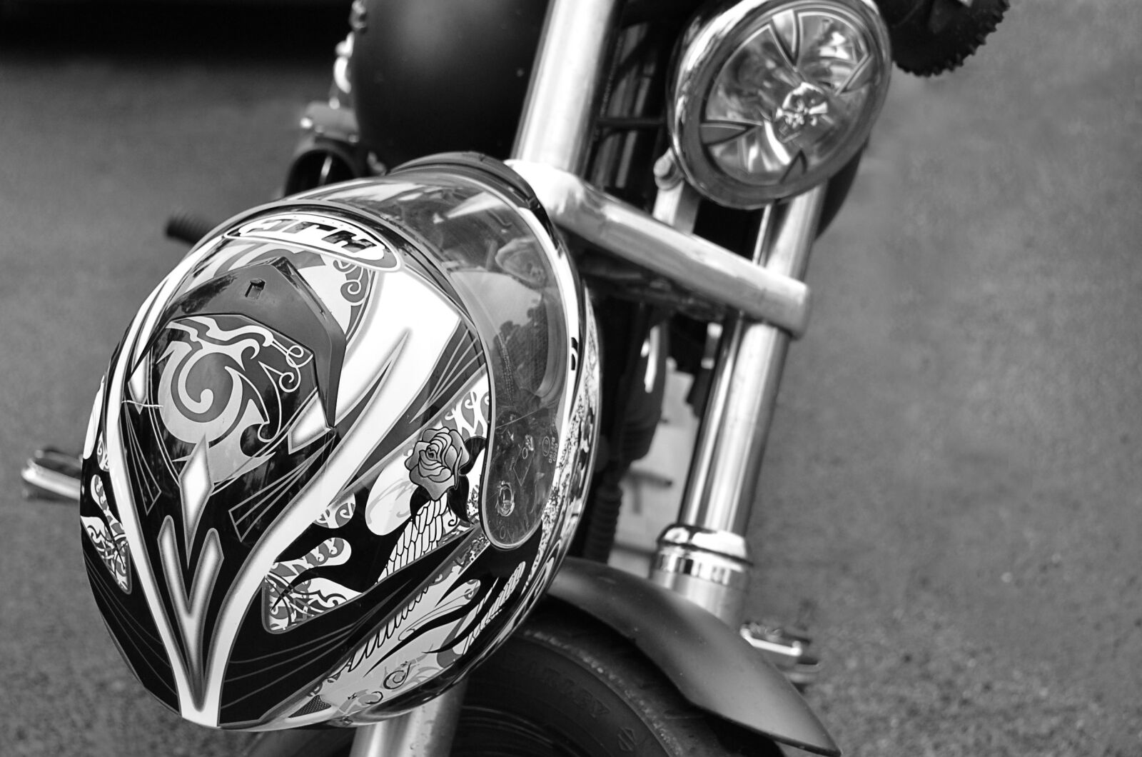 Nikon D7000 sample photo. Helmet, motorcycle, metal photography