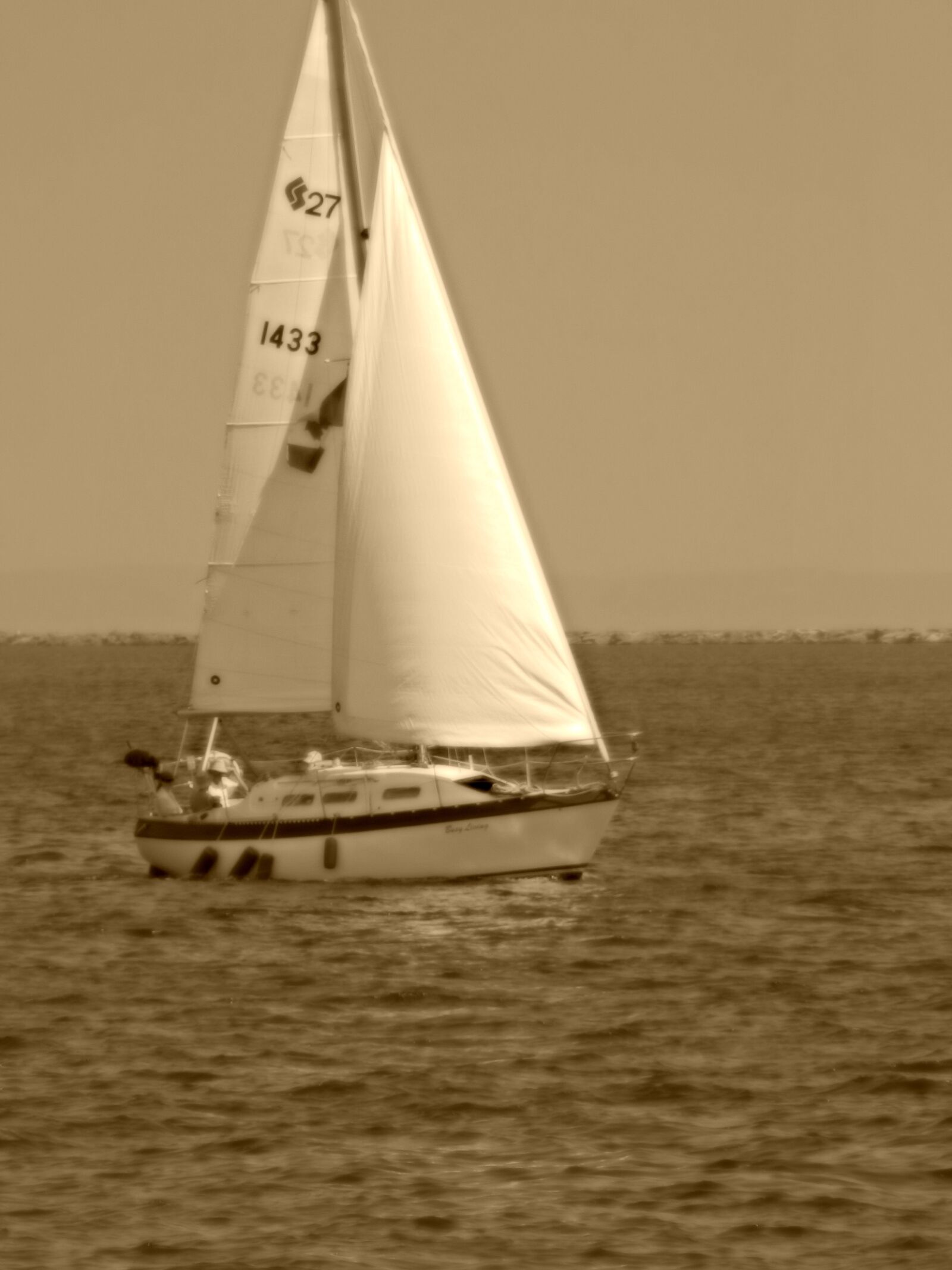 Nikon COOLPIX L310 sample photo. Cabin, lake, ropes, sail photography