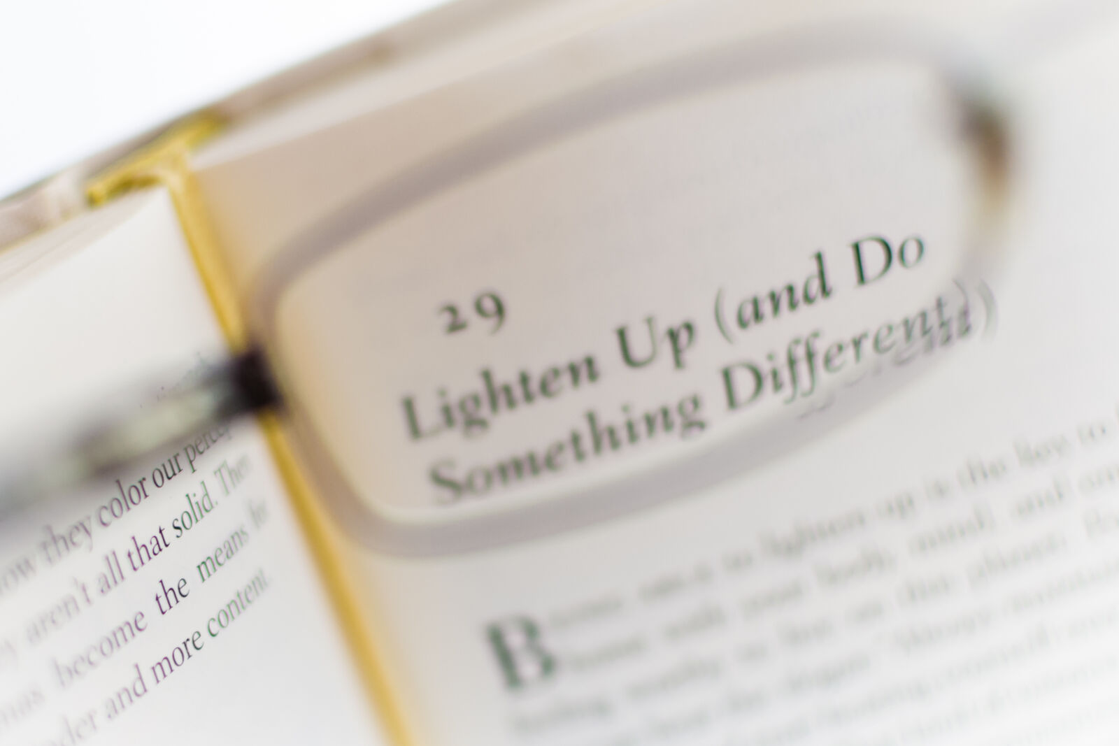 Nikon AF-S DX Nikkor 35mm F1.8G sample photo. 29, advice, book, glasses photography