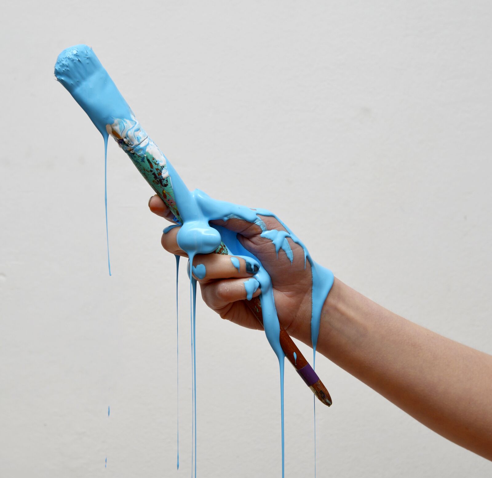Nikon D800 sample photo. Painting, the hand, paint photography