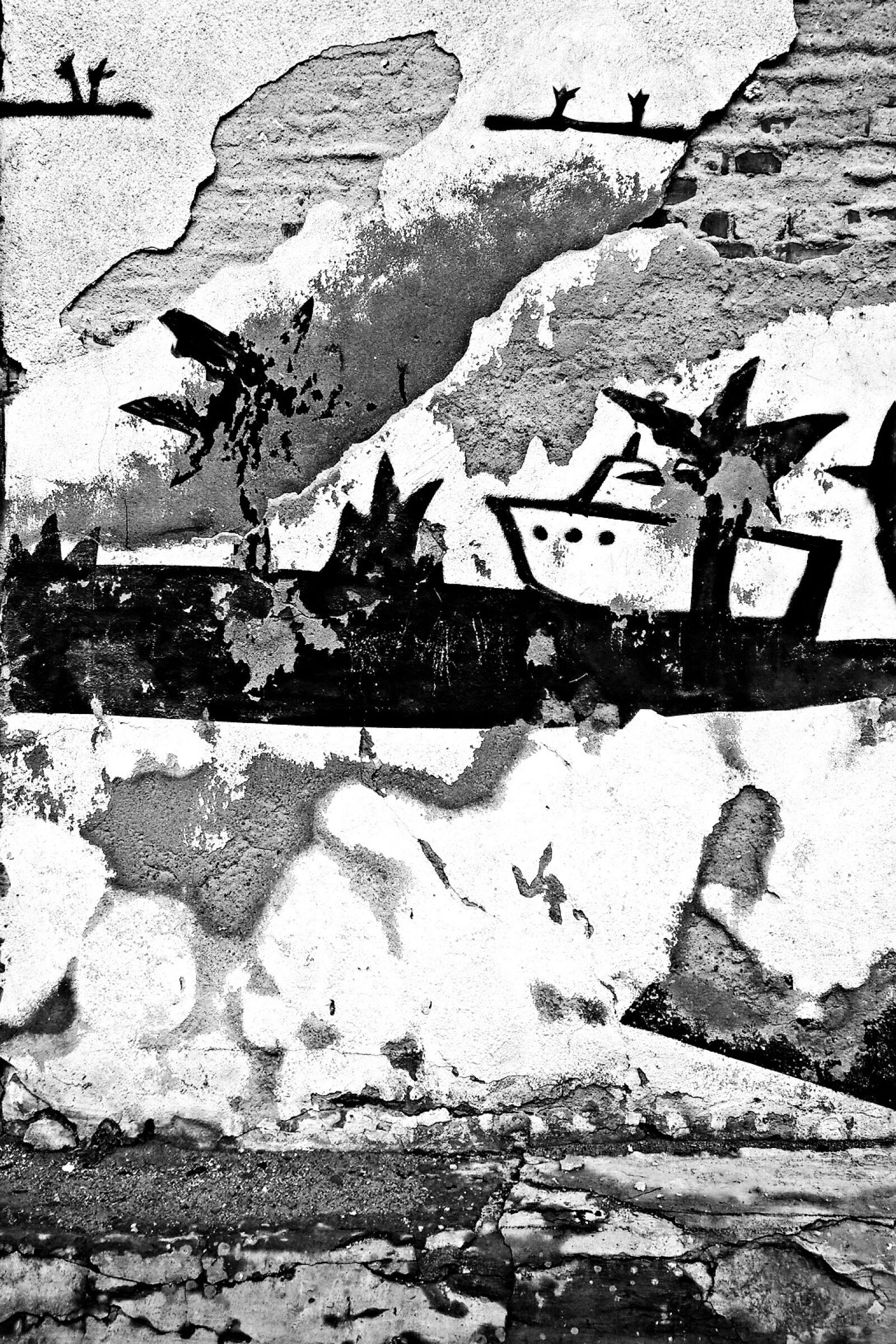 Nokia Lumia 830 sample photo. Black, and, white, dirty photography