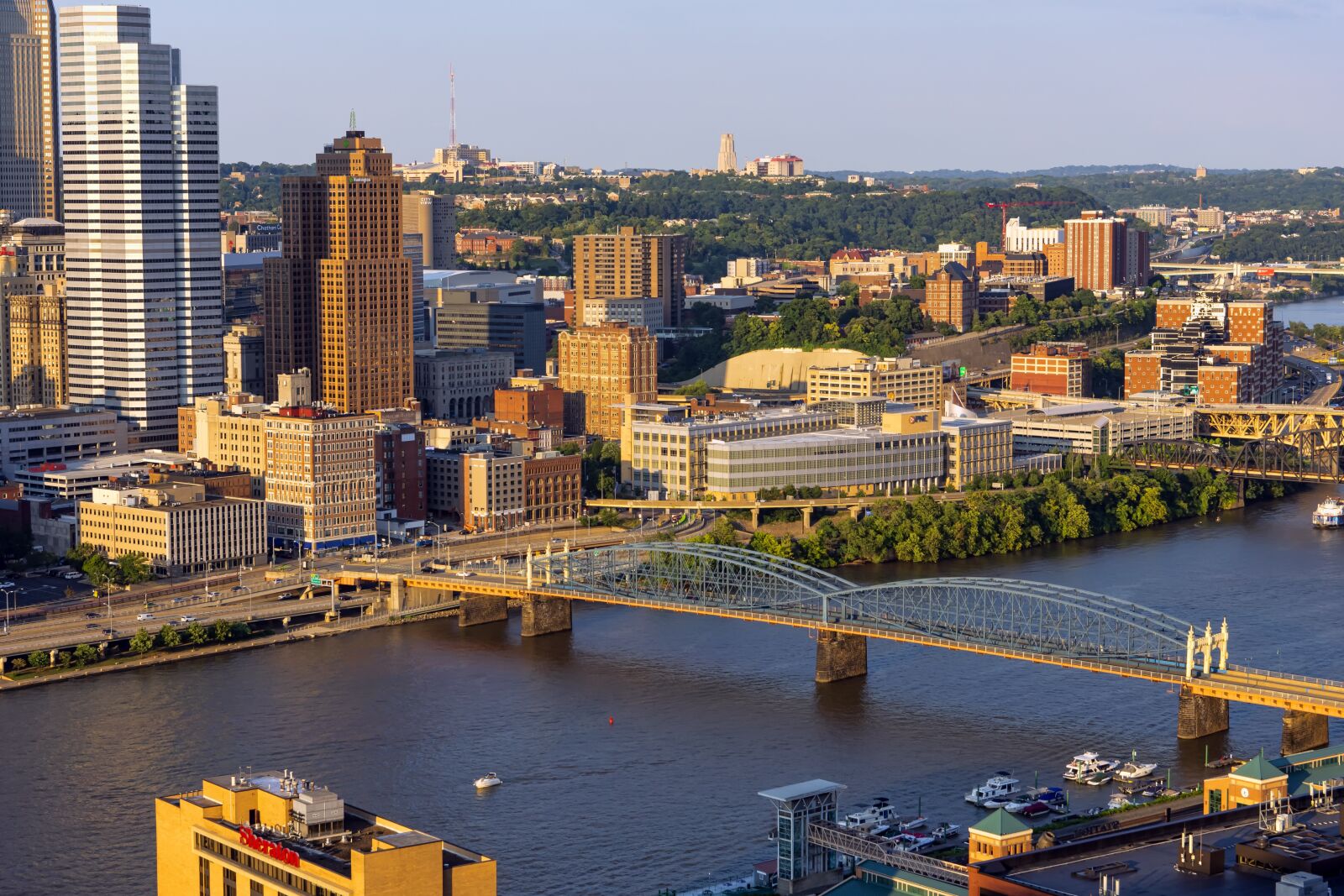 Nikon D7200 sample photo. Pittsburgh, city, bridges photography